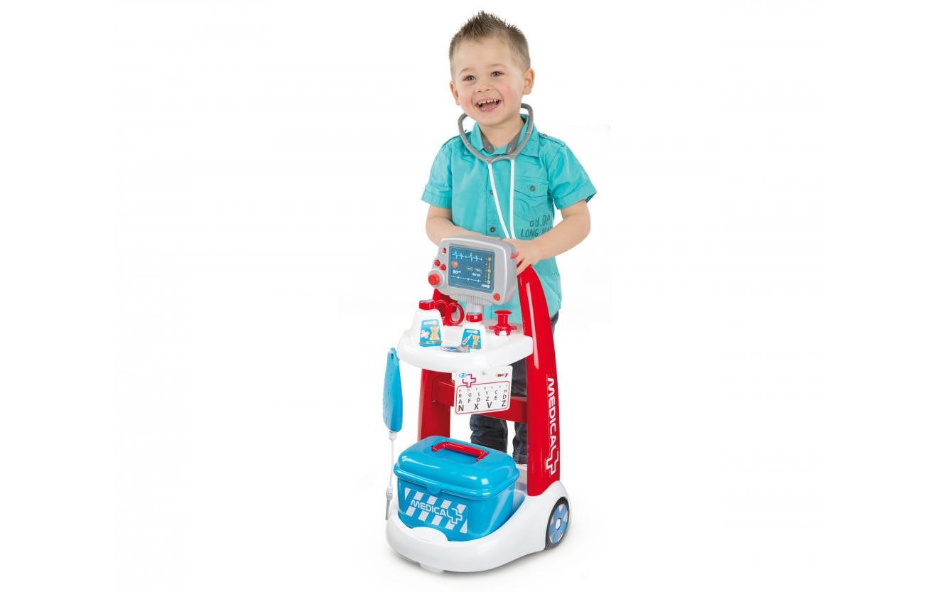 Smoby Spielzeug-Arztkoffer »Elektronischer Doktor Trolley«, (Set)