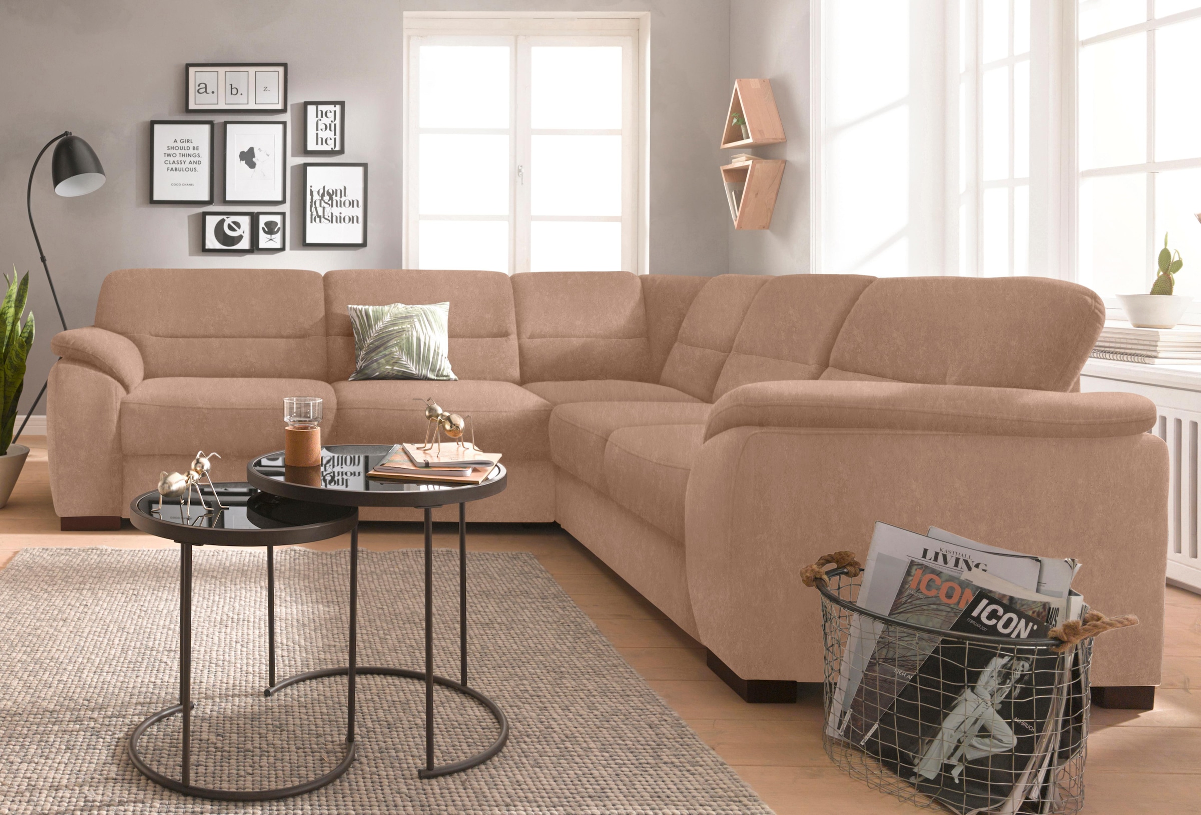 Image of sit&more Ecksofa "Montego" wahlweise mit Bettfunktion und Schubkasten
