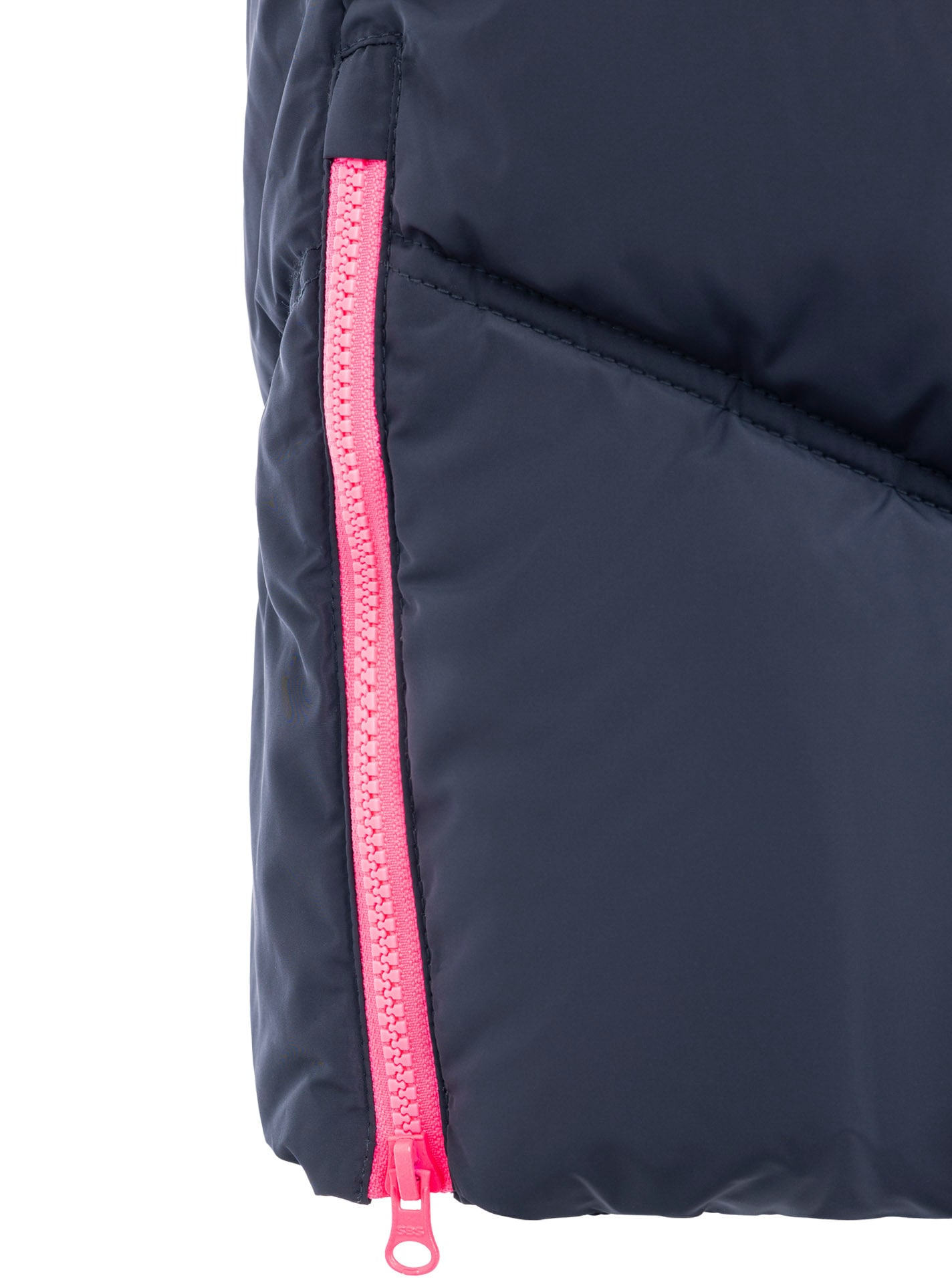 Zwillingsherz Gilet matelassé »"Heimatgefühl"« Kapuze, Details, Zipper und Taschen