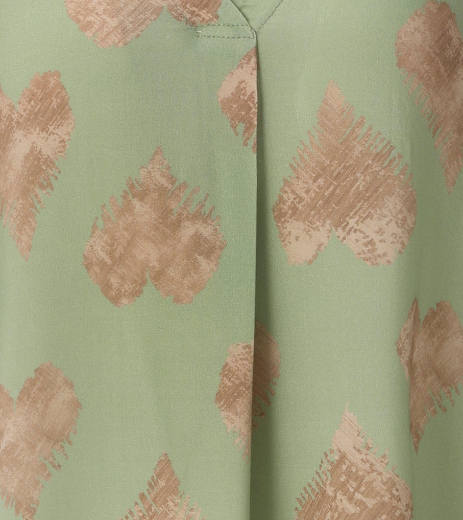 Aniston CASUAL Schlupfbluse mit kunstvollen Herzen bedruckt - NEUE KOLLEKTION