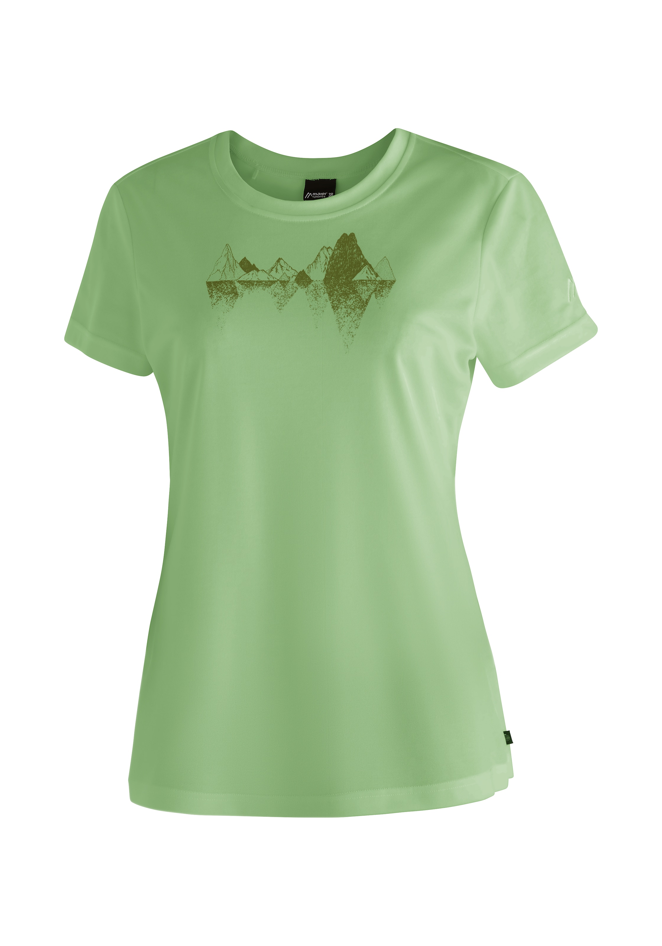 Image of Maier Sports T-Shirt "Tilia Pique W" Damen Kurzarmshirt, leichtes Sommer Funktionsshirt, Rundhals, Reg Fit