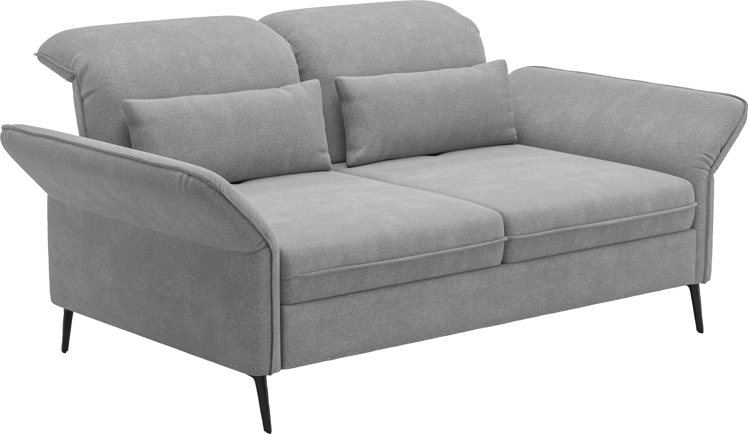 sit&more 3-Sitzer »Emely, inkl. Sitztiefenverstellung«, wahlweise mit Bettfunktion, Kopf- & Armteilverstellung