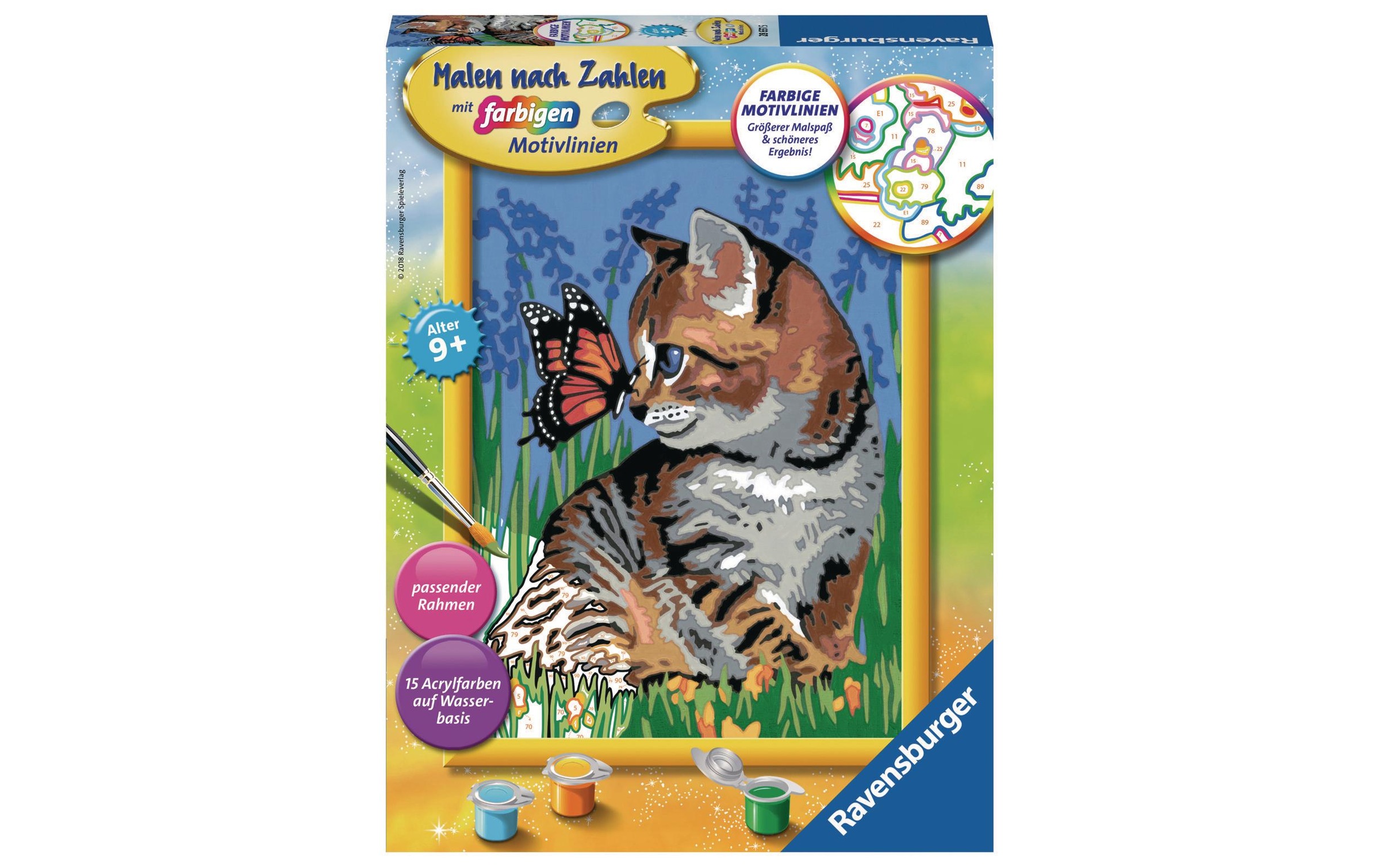 Image of Ravensburger Malen nach Zahlen »Malen nach Zahl«, 1 Maltafel, 15 Acrylfarben, 1 Pinsel, 1 Bilderrahmen bei Ackermann Versand Schweiz