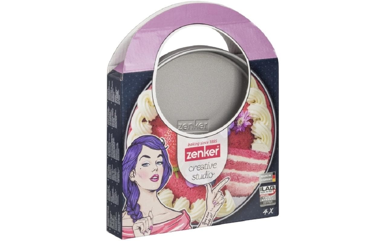 Zenker Backform »creative studio Ø 17 cm«, (4 St.)