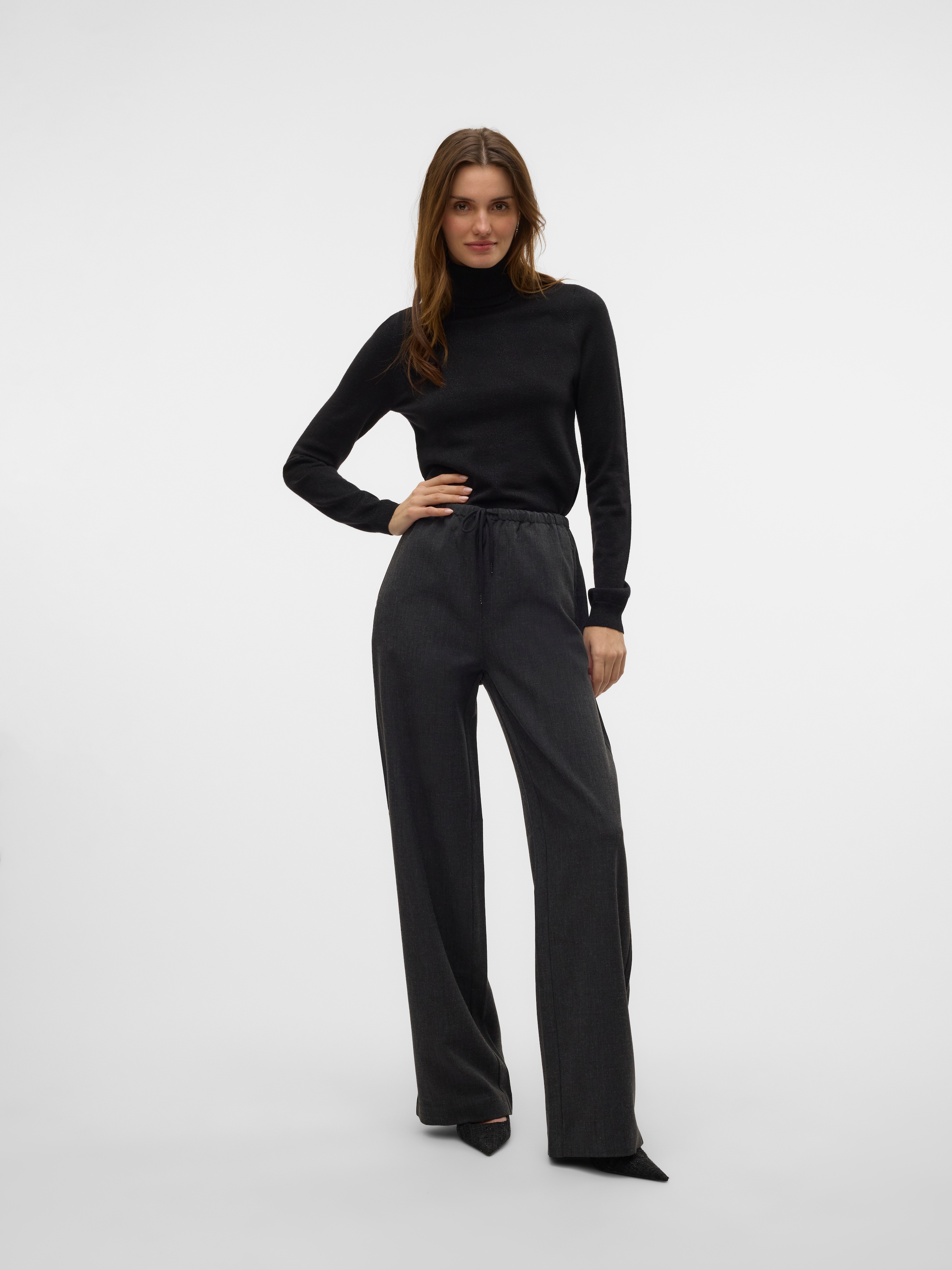 Vero Moda Rollkragenpullover »VMHAPPYSHINE LS ROLLNECK PULLOVER BOO«