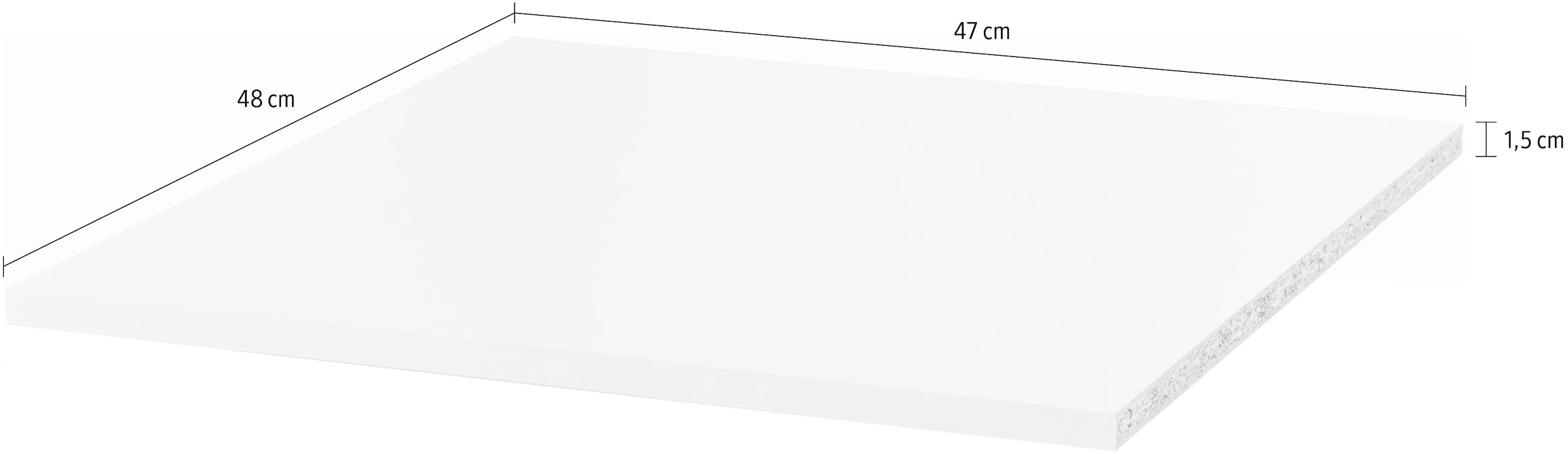 Procontour Tablette de rangement »CLARA« 2 cuis tlg. étagères, 2 pièces