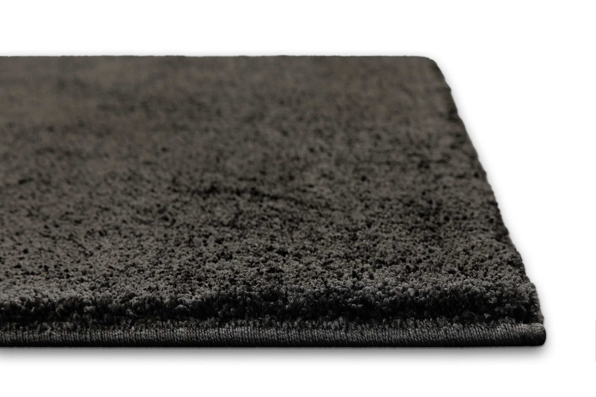 Wecon home Hochflor-Teppich »Manta«, quadratisch, 25 mm Höhe, Langflor, maschinell gewebt, robust, Wohn- & Schlafzimmer, uni