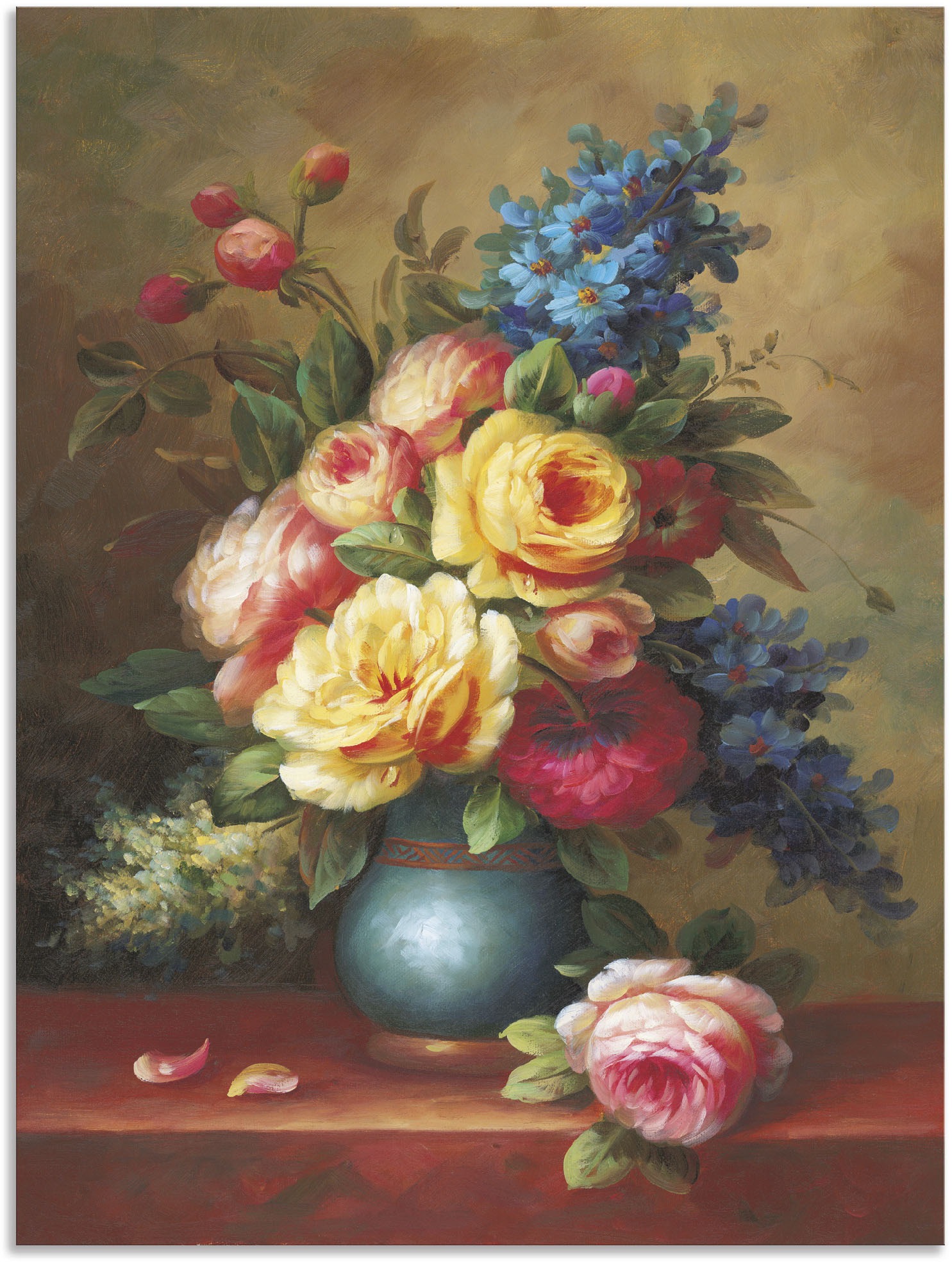 Image of Artland Wandbild »Klassischer Blumenstrauss I«, Arrangements, (1 St.), in vielen Grössen & Produktarten - Alubild / Outdoorbild für den Aussenbereich, Leinwandbild, Poster, Wandaufkleber / Wandtattoo auch für Badezimmer geeignet bei Ackermann Versand Schw