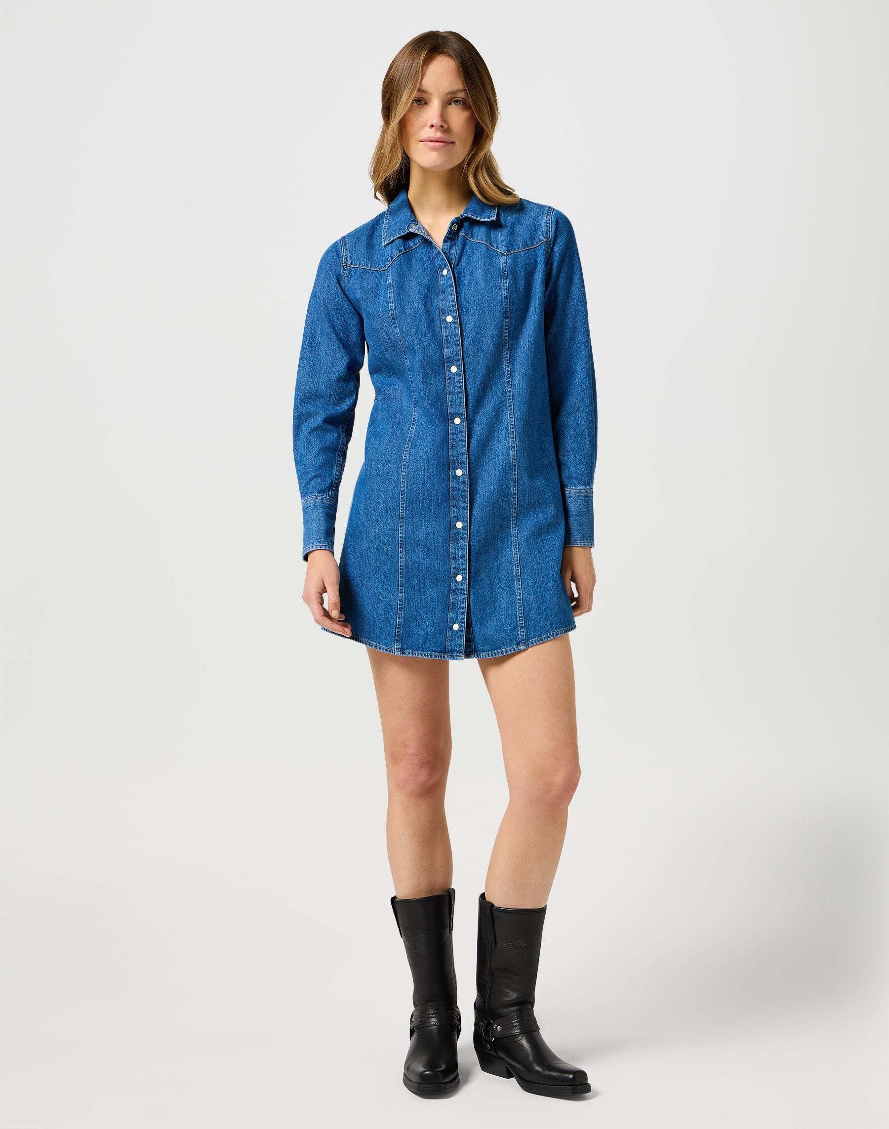 Wrangler Jeanskleid »Wrangler Jeanskleid Reg Denim Dress«