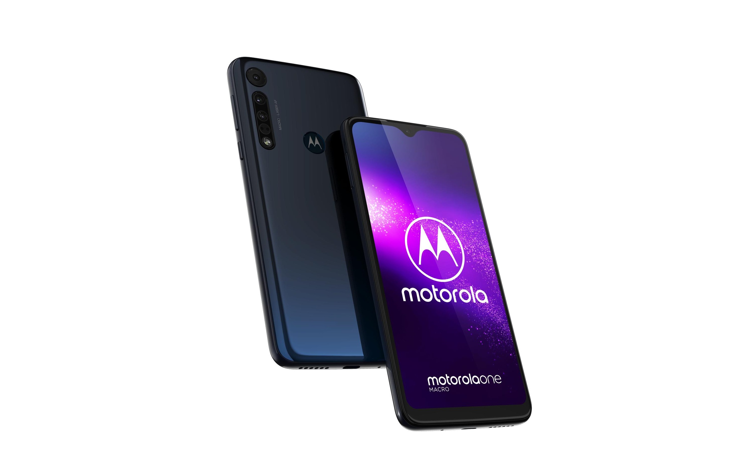 Motorola Smartphone »One Macro Blau«, Blau