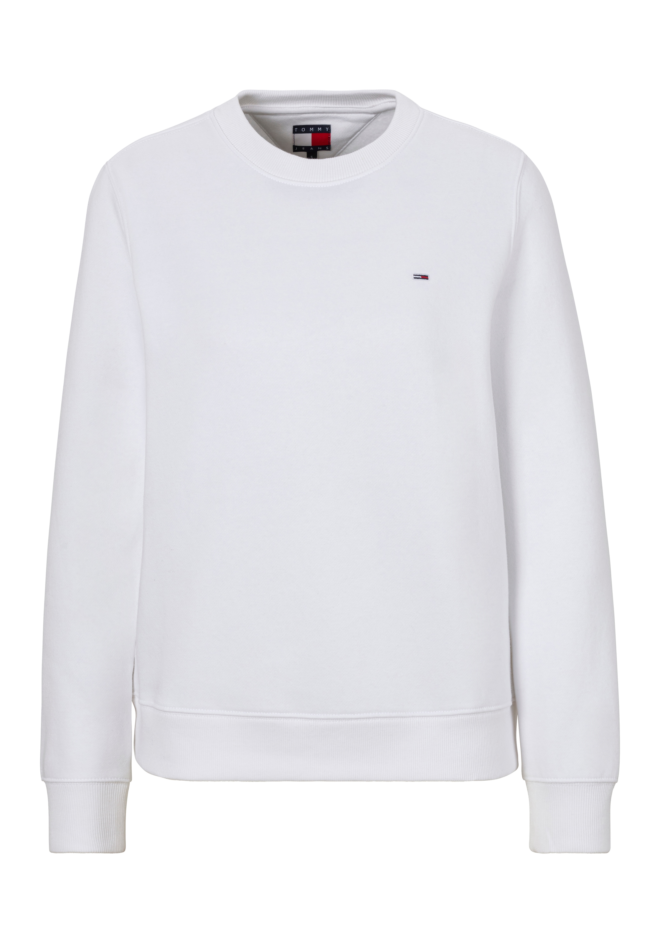 TOMMY JEANS Sweatshirt »TJW REG S FLAG CREW«, mit Logostickerei