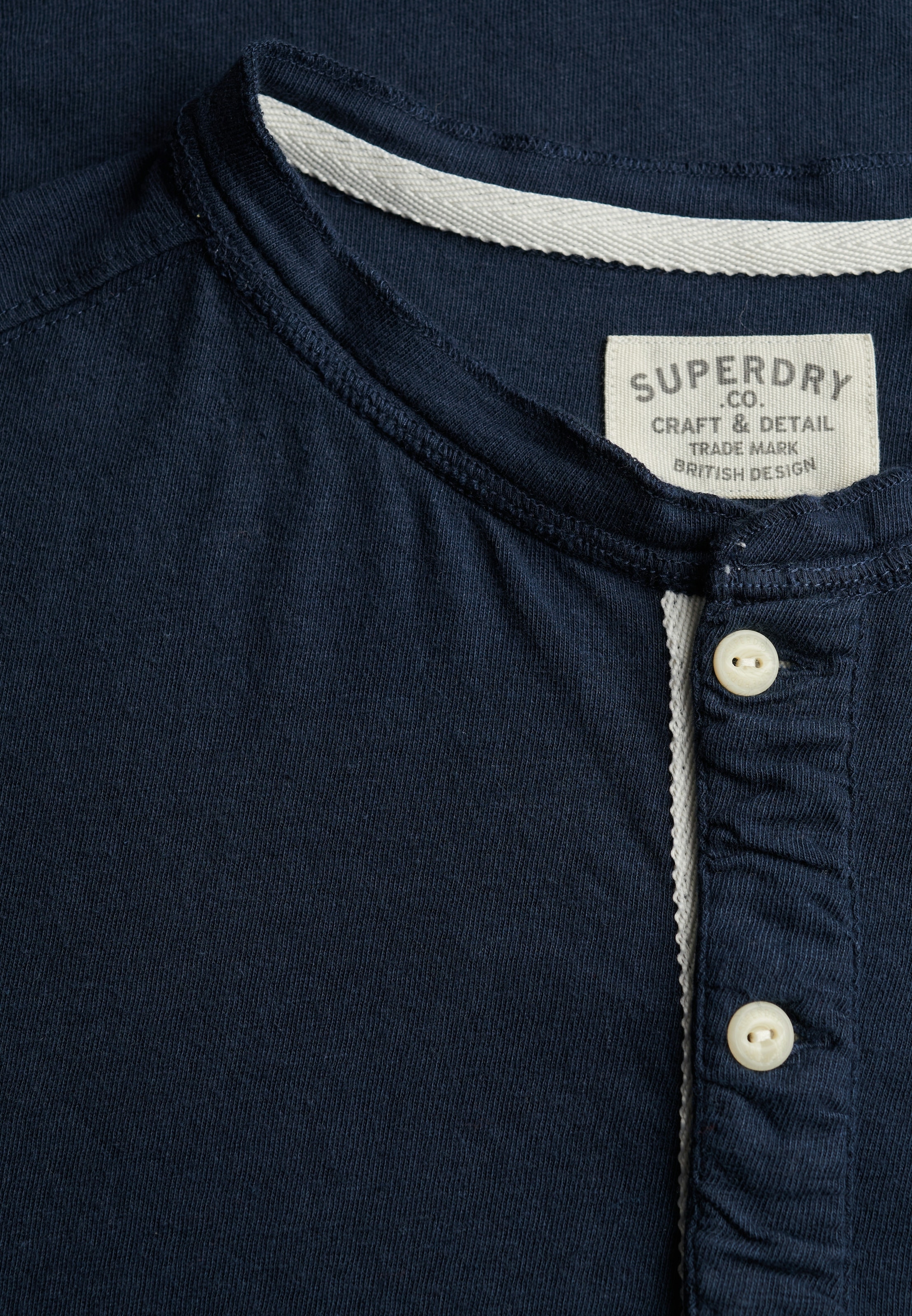 Superdry T-shirt »CLASSIC COTTON LIN SS GRANDAD«