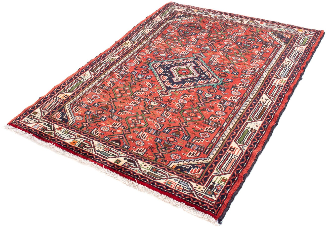 Image of morgenland Orientteppich »Perser - Nomadic - 143 x 104 cm - rot«, rechteckig, 10 mm Höhe, Wohnzimmer, Handgeknüpft, Einzelstück mit Zertifikat bei Ackermann Versand Schweiz
