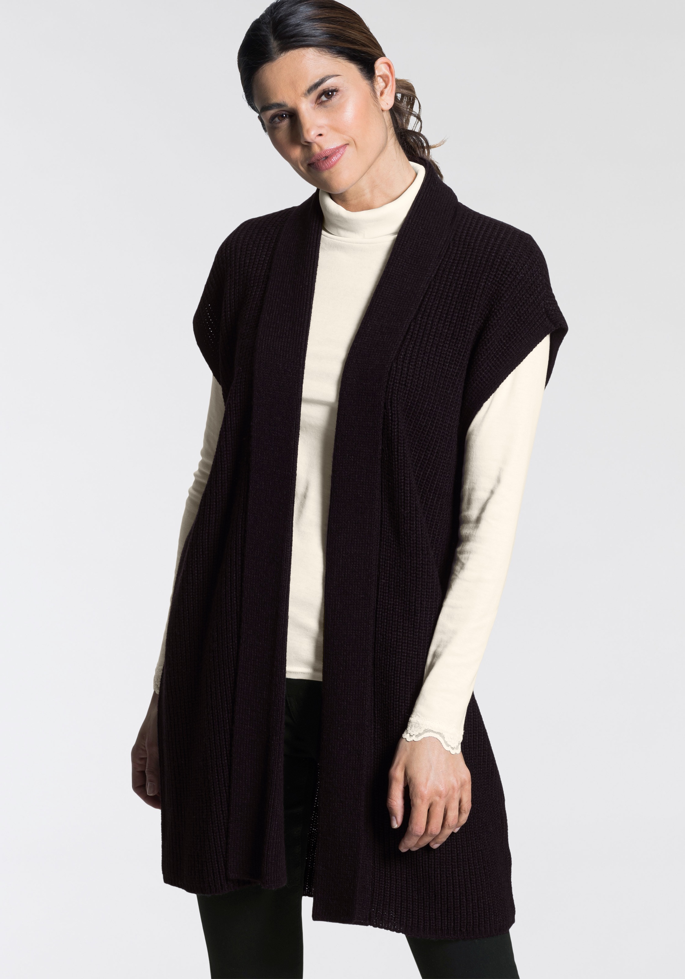 Image of Boysen's Longstrickjacke, ohne Ärmel NEUE KOLLEKTION bei Ackermann Versand Schweiz