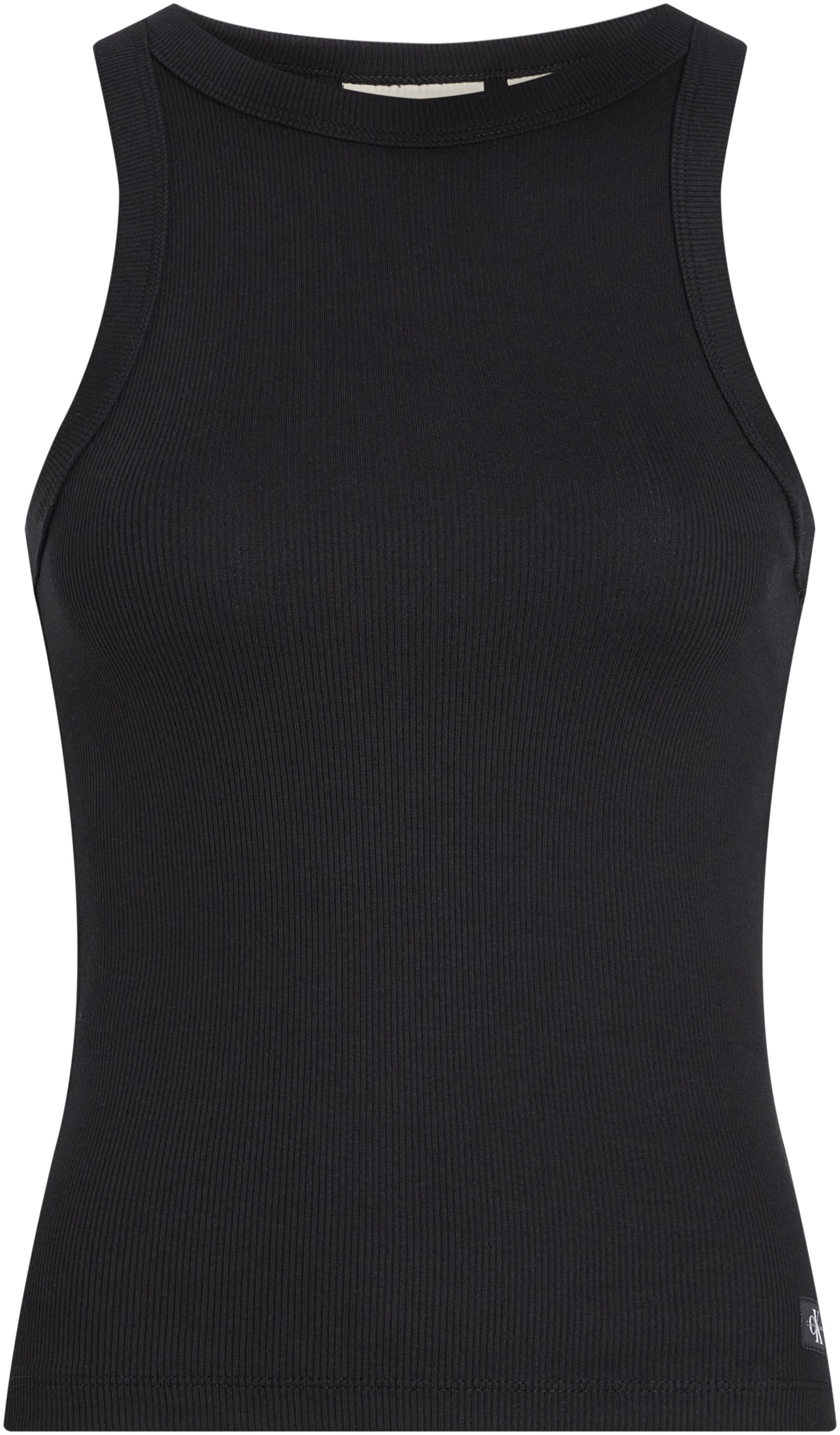 Calvin Klein Jeans Ripptanktop »WOVEN LABEL TANK TOP«, mit Logoaptch