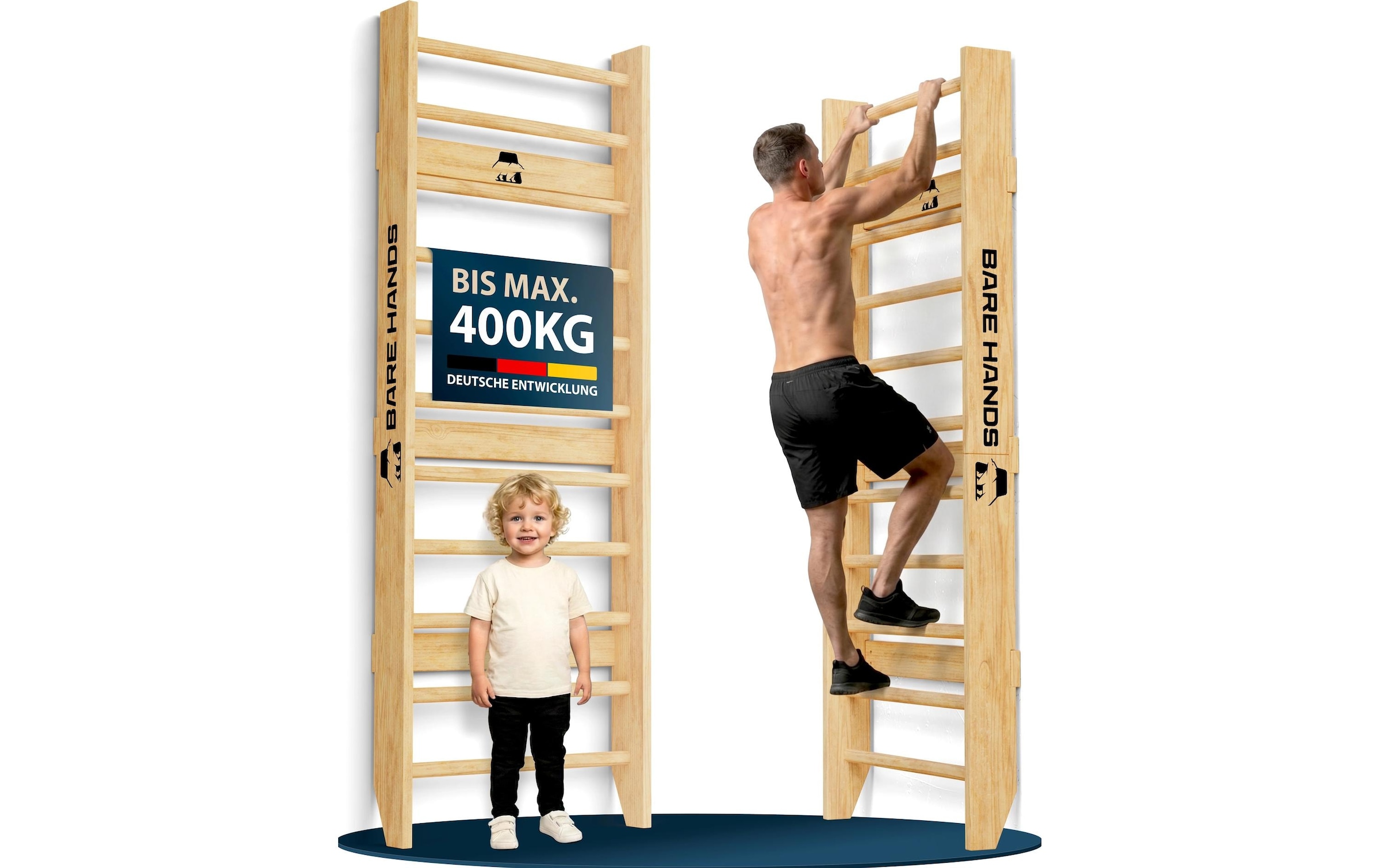   »Bare Hands Bare Hands Sprossenwand 400 kg«