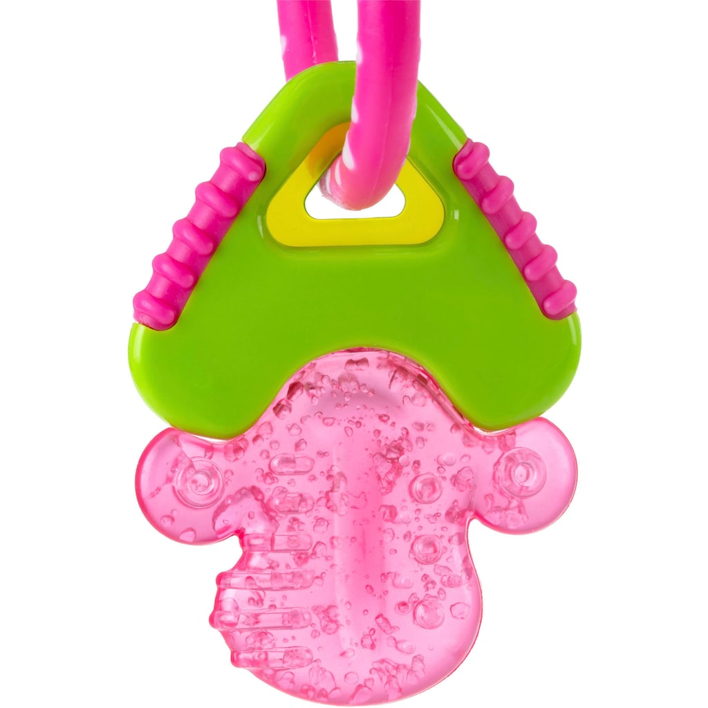 Nuby Beissring »Schlüssel, pink«, mit Kühlung