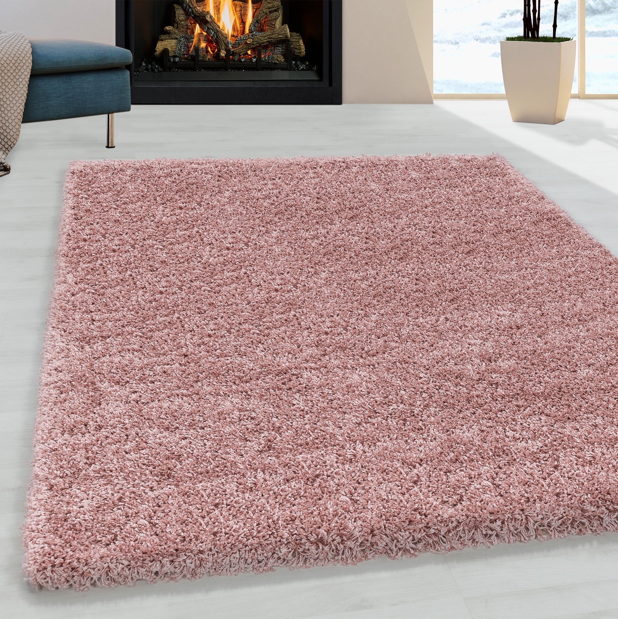 Image of Ayyildiz Teppiche Hochflor-Teppich "SYDNEY 3000" rechteckig 30 mm Höhe Shaggy, Langflor, uni, auch in rund, Wohnzimmer