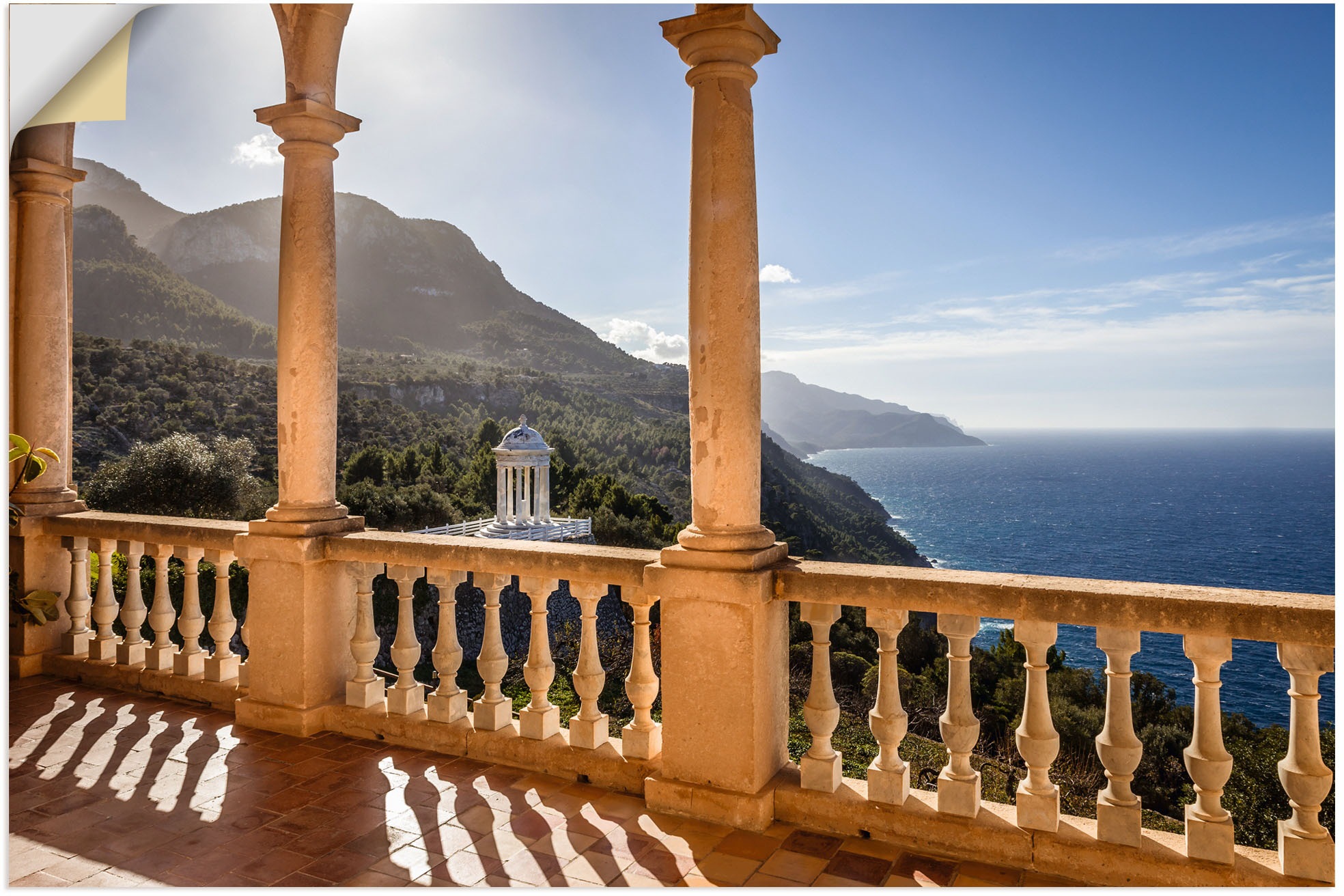 Image of Artland Wandbild »Herrenhaus Son Marroig bei Deià Mallorca«, Gebäude, (1 St.), in vielen Grössen & Produktarten - Alubild / Outdoorbild für den Aussenbereich, Leinwandbild, Poster, Wandaufkleber / Wandtattoo auch für Badezimmer geeignet bei Ackermann Vers