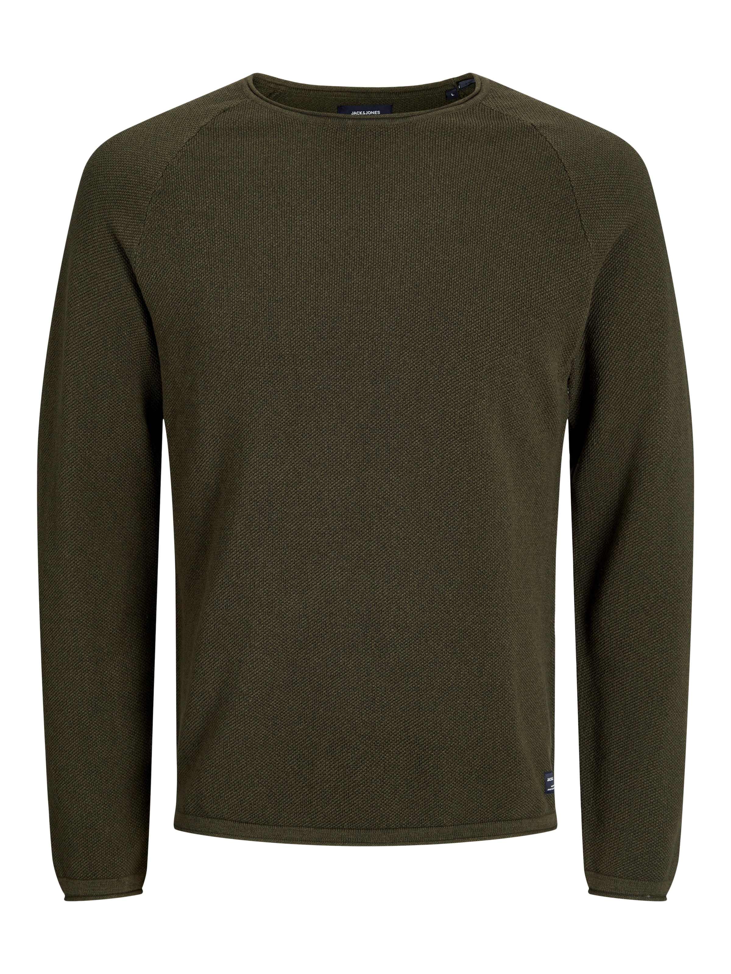 Jack & Jones Rundhalspullover »JJEHILL Pullover mit angenehmem Tragegefühl« Modisch, schmal, Baumwolle, Rundhals