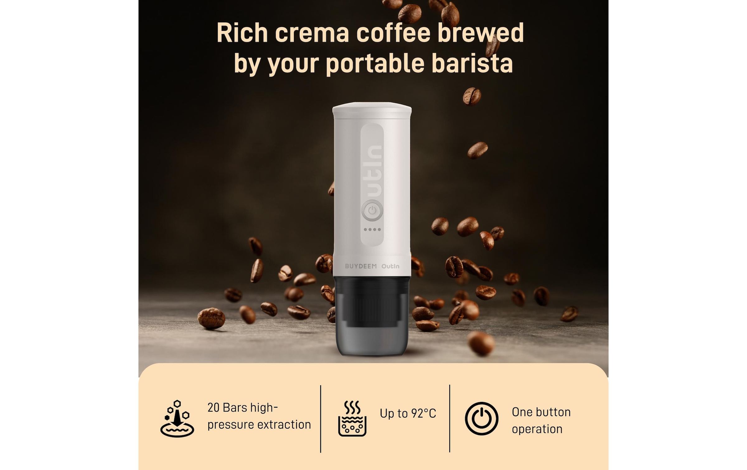   Filterkaffeemaschine »OUTIN Nano Kapseln«