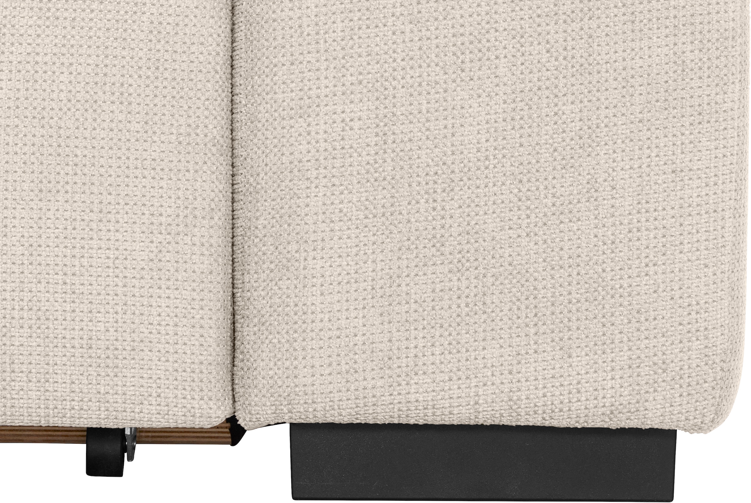 COTTA Ecksofa »Lola L-Form mit Kopfteilfunktion & Hocker«, (Set, mit Hocker), wahlweise mit Bettfunktion, Bettkasten & Armteilverstellung