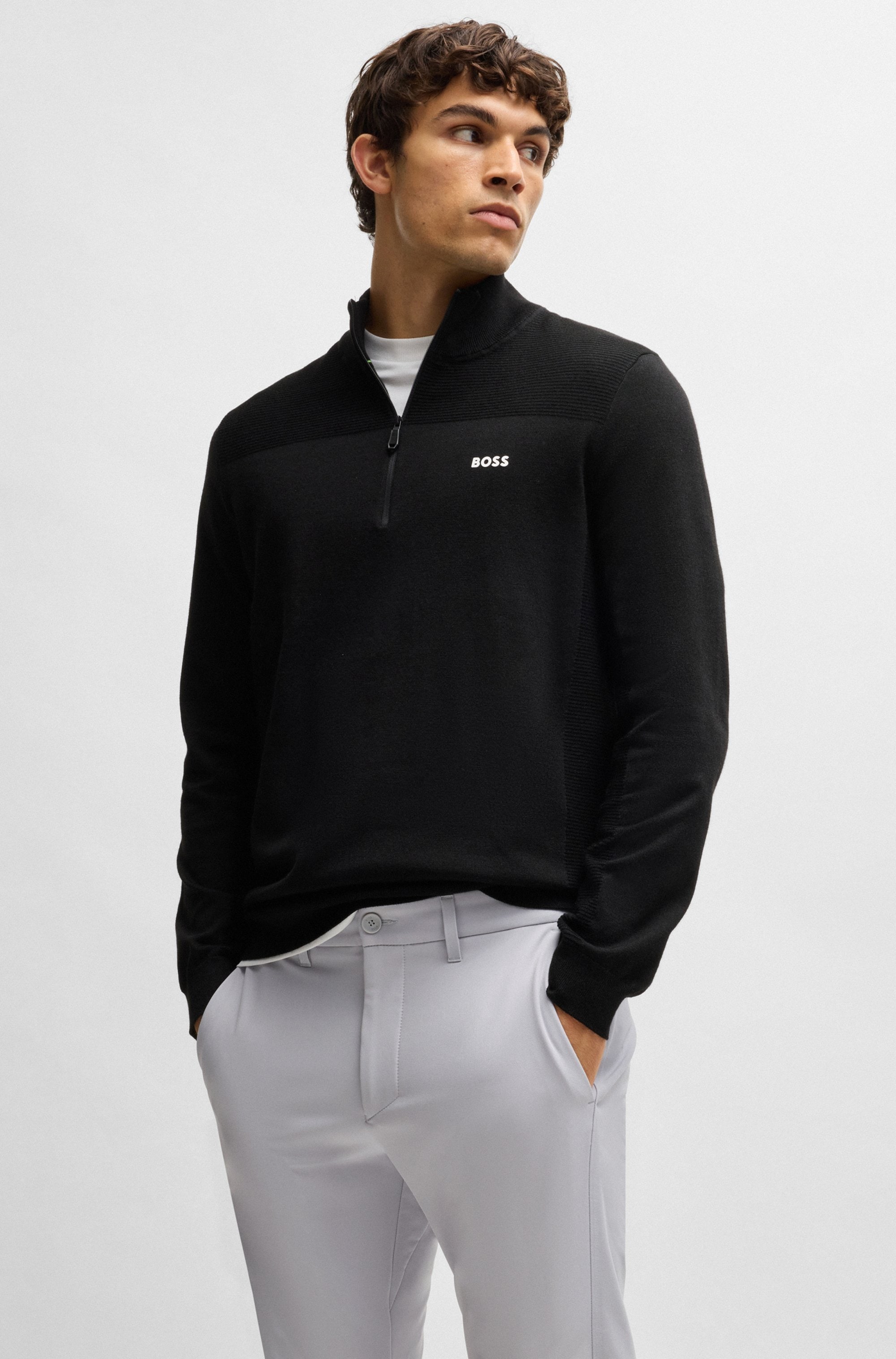 BOSS GREEN Stretch-Hose »T Commuter-Slim«, in schmaler Passform