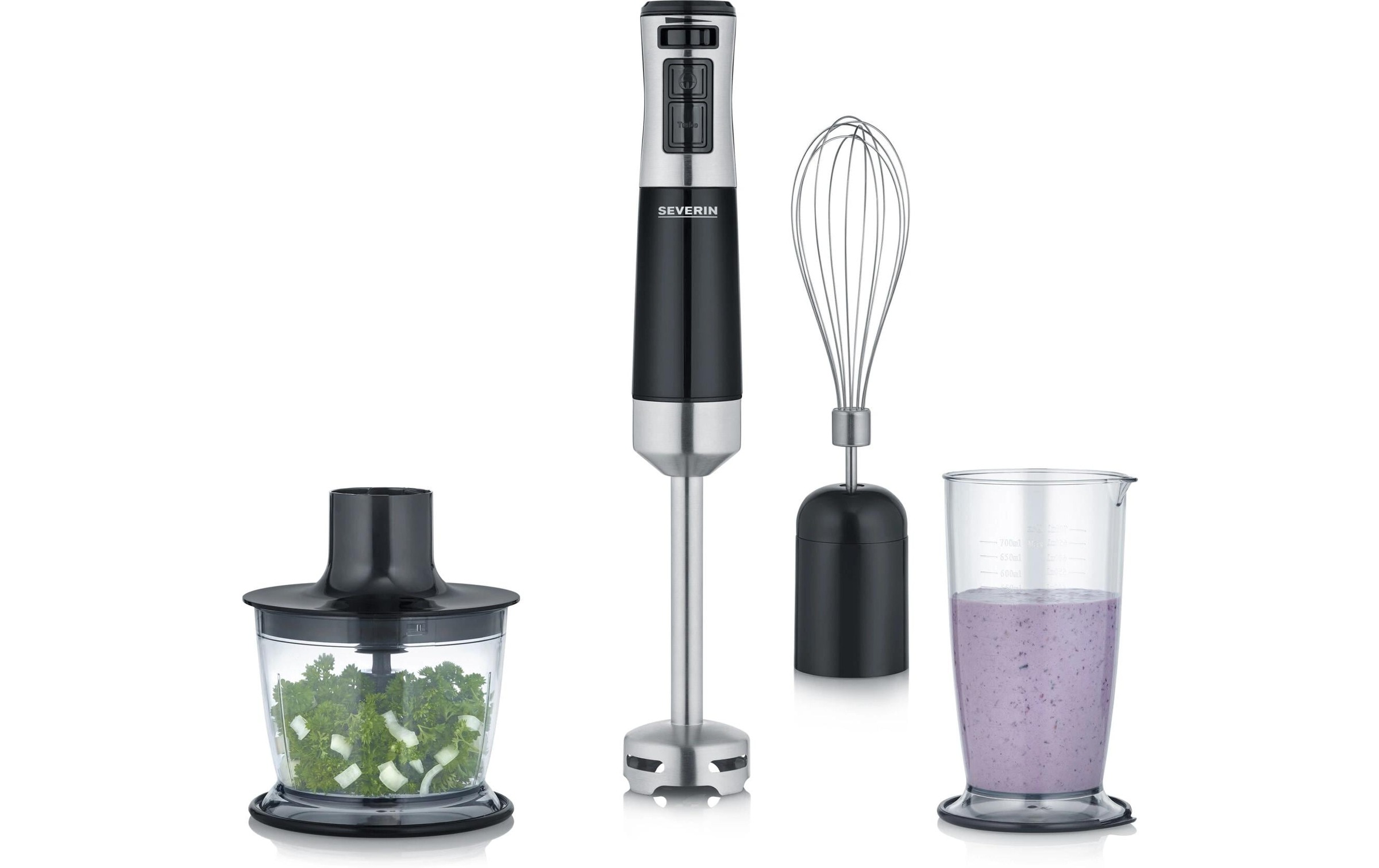 Image of Severin Stabmixer "SM 3772 Schwarz/Silber" 600 W