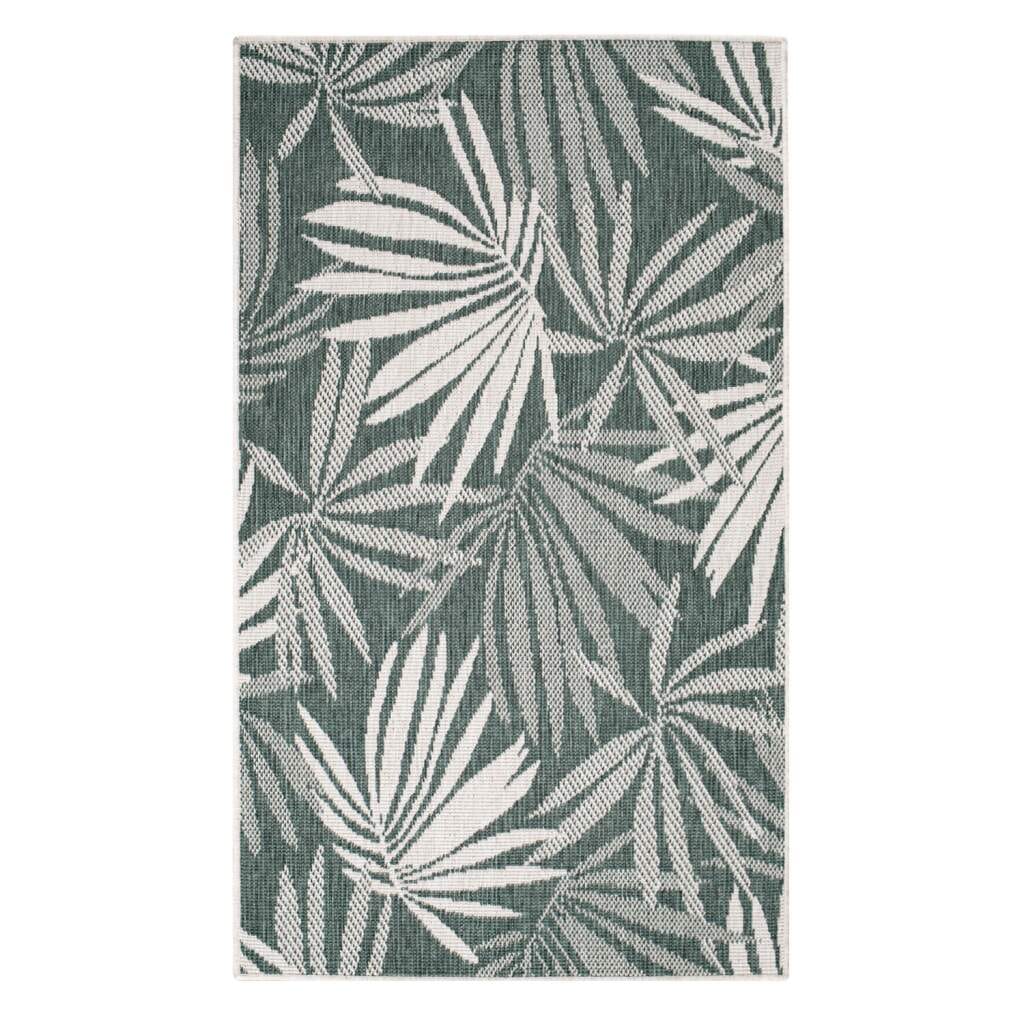 Carpet City Outdoorteppich »DUO RUG 5771« rechteckig 5 mm Höhe Wendeteppich Wetterfest In- & Outdoor, Balkon, Terrasse, Wohnzimmer