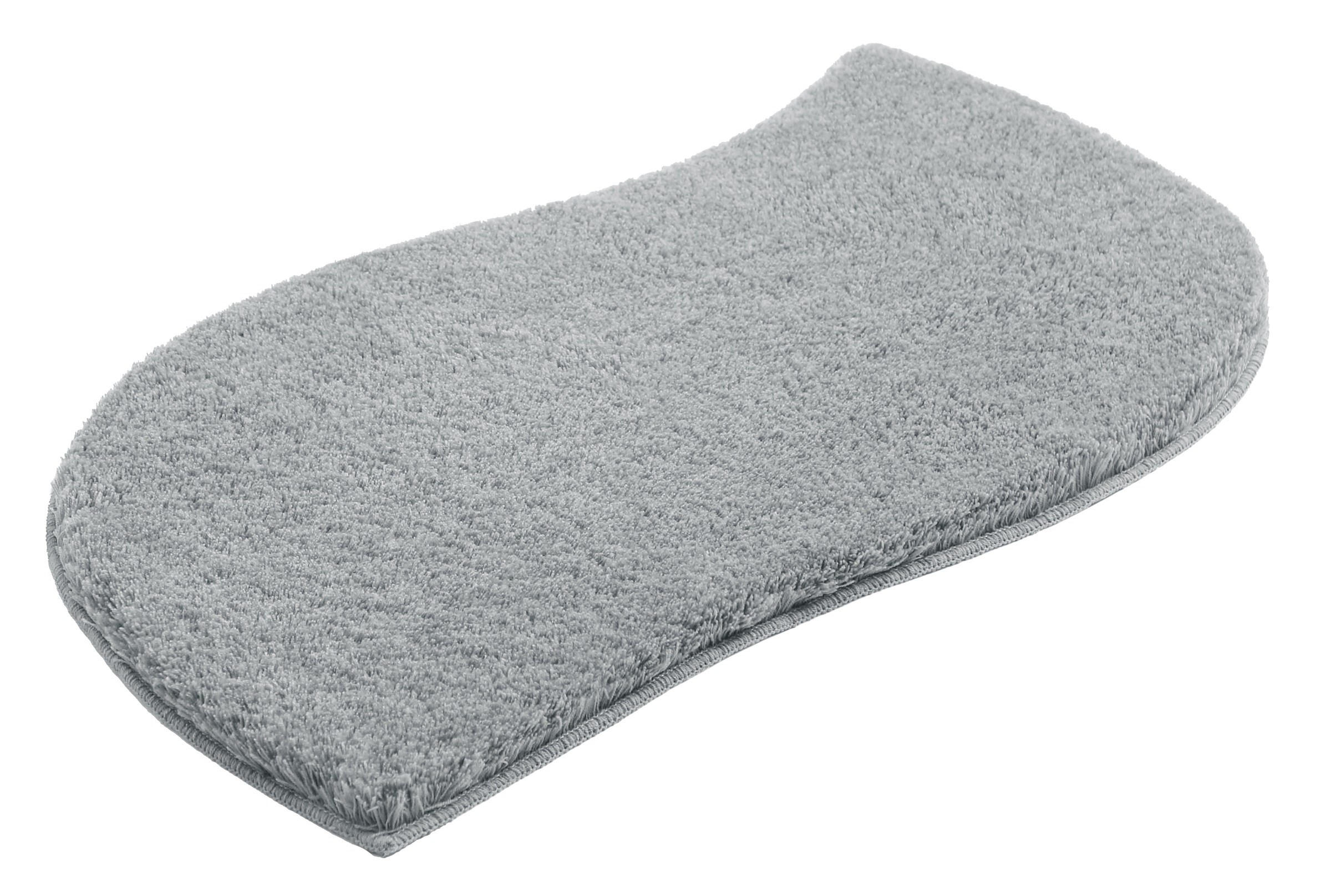 my home Badematte »Merida, Badvorleger, Badezimmer Teppich«, rutschhemmend beschichtet, fussbodenheizungsgeeignet-schnell trocknend-strapazierfähig, Badteppich, Uni Farben, rechteckig, rund & als 2-tlg. Set erhältlich