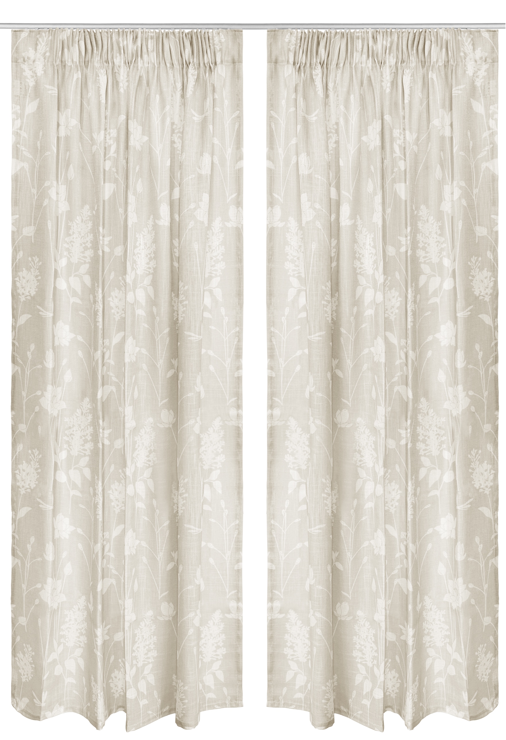 GOODproduct Gardine »Linnah« Multifunktionsband 1 Stk. tlg. halbtransparent, strukturiert, Wohnzimmer, Schlafzimmer, Esszimmer,