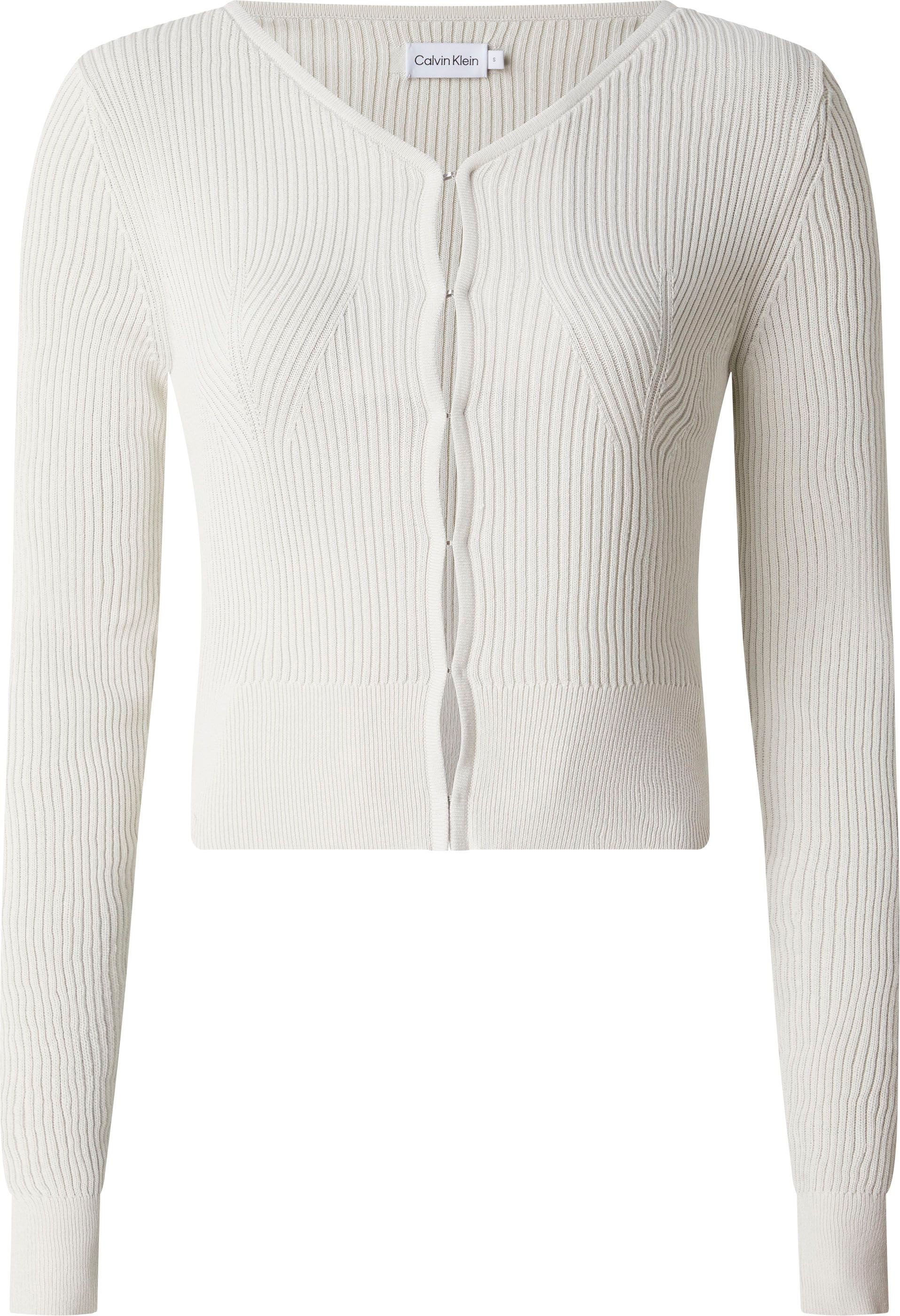 Calvin Klein Strickpullover, mit Hakenverschluss