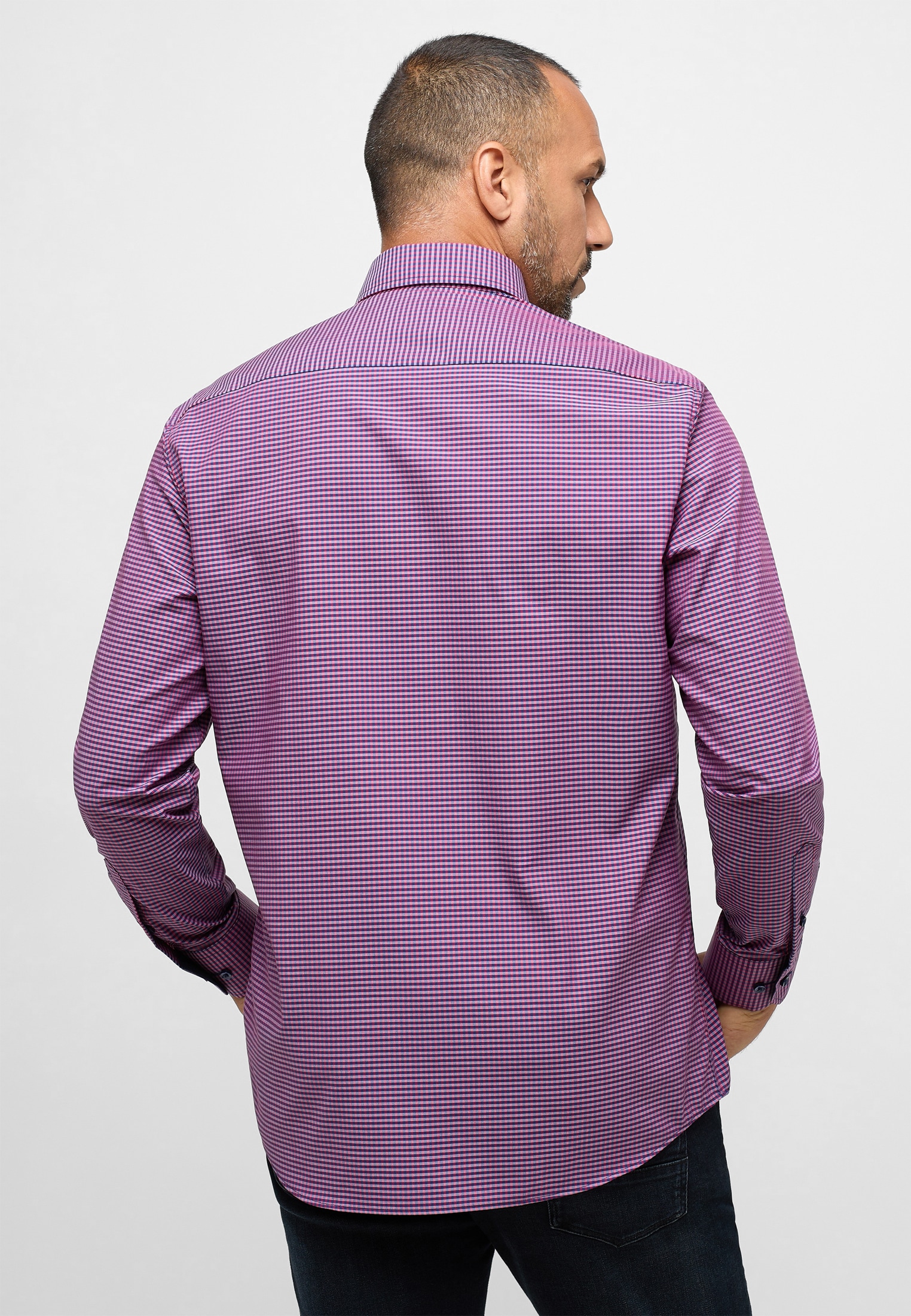 Eterna Langarmhemd »COMFORT FIT« NON IRON (bügelfrei)