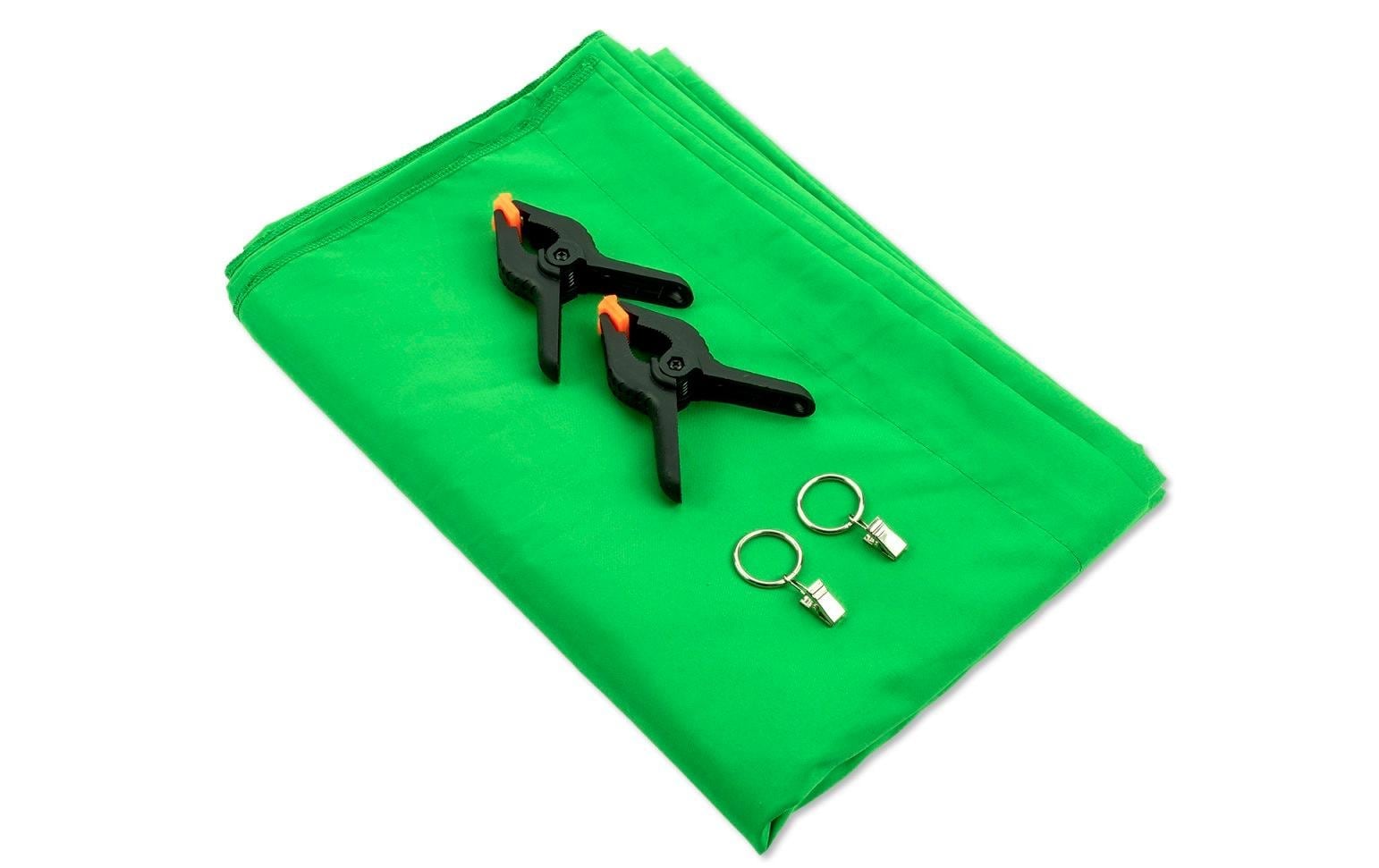 Fotohintergrund »Chroma-Key Green Screen Set«