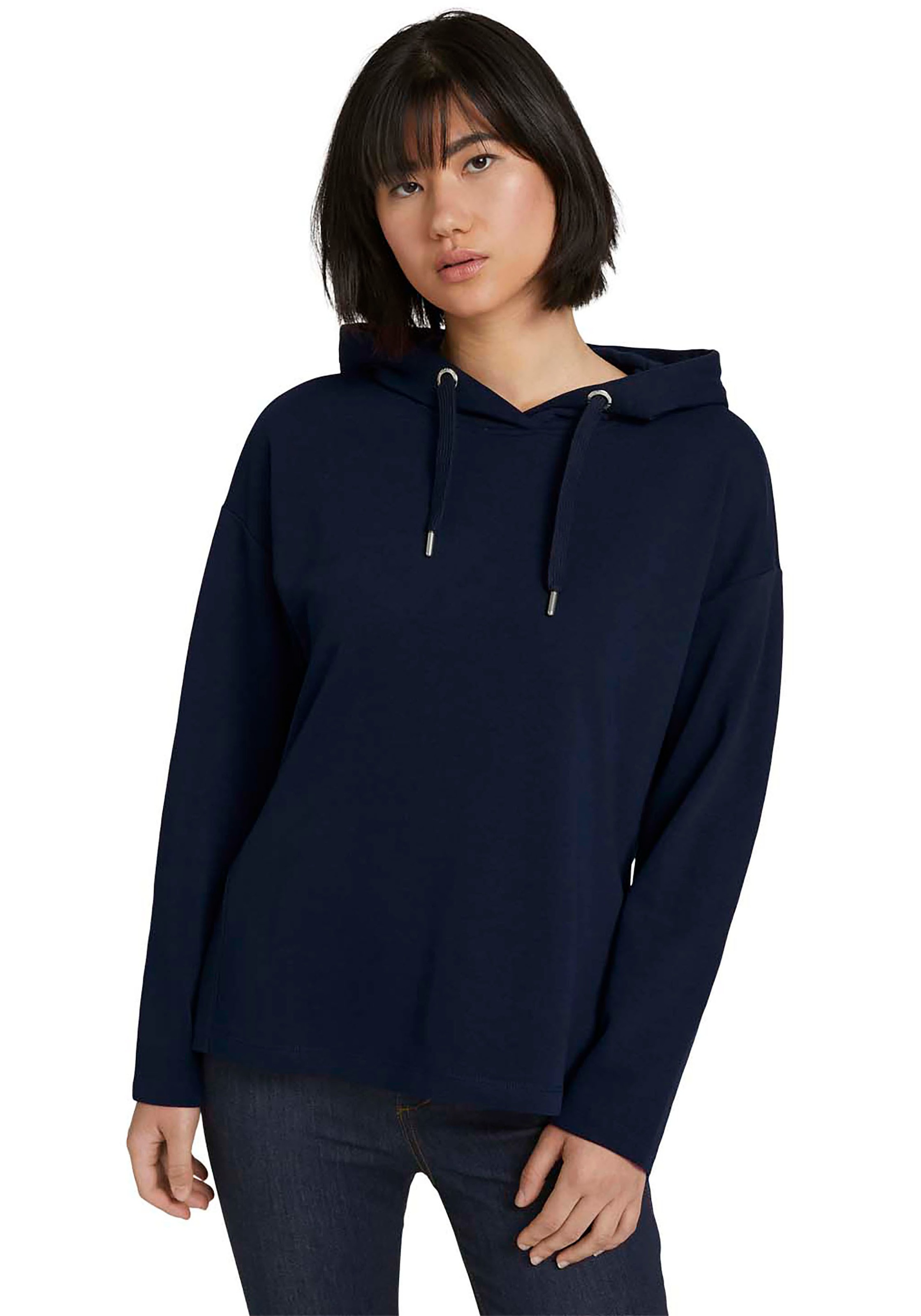 Image of TOM TAILOR Hoodie, mit seitlichen Schlitz bei Ackermann Versand Schweiz