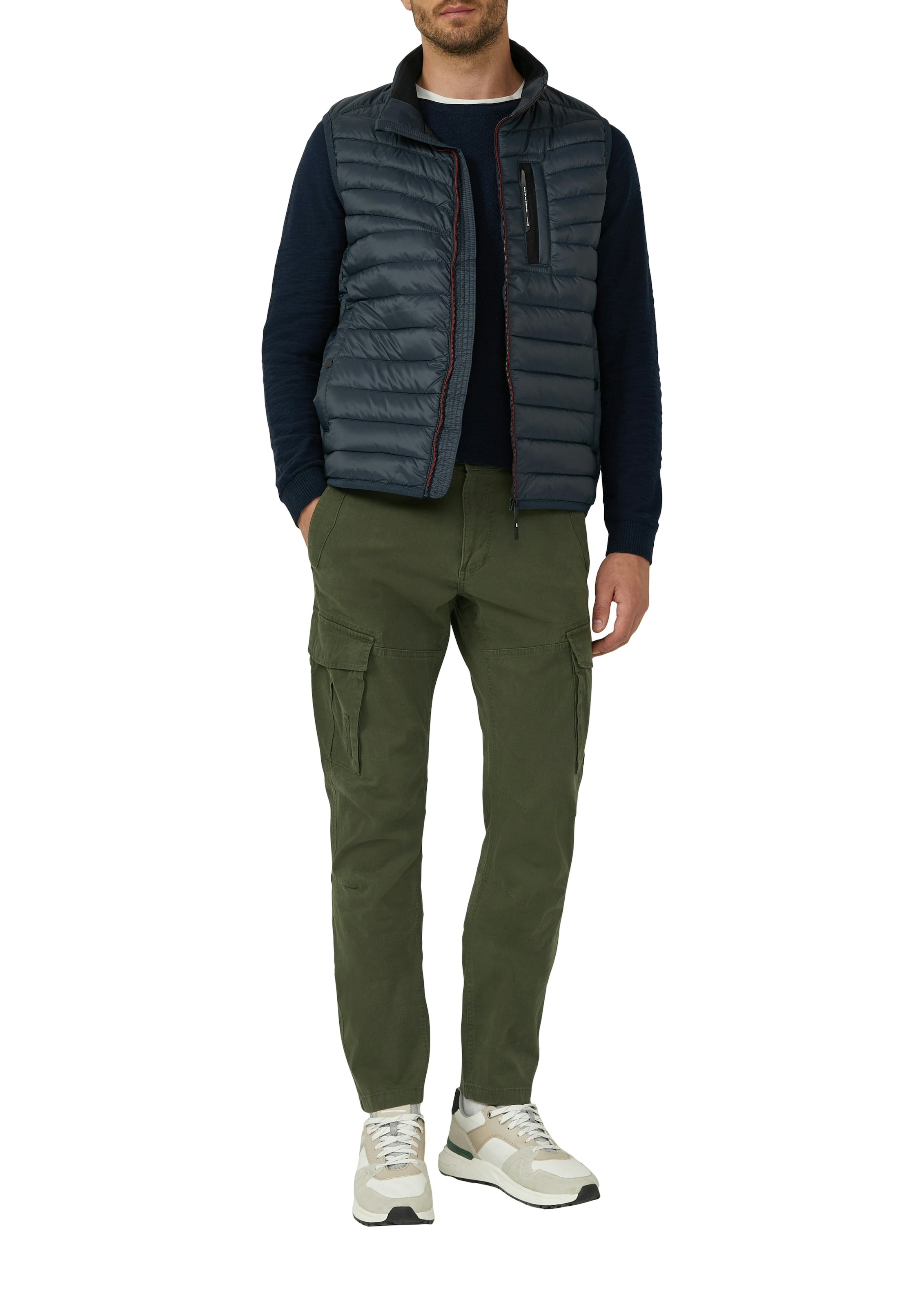 s.Oliver Pantalon cargo  avec stretch et viscose