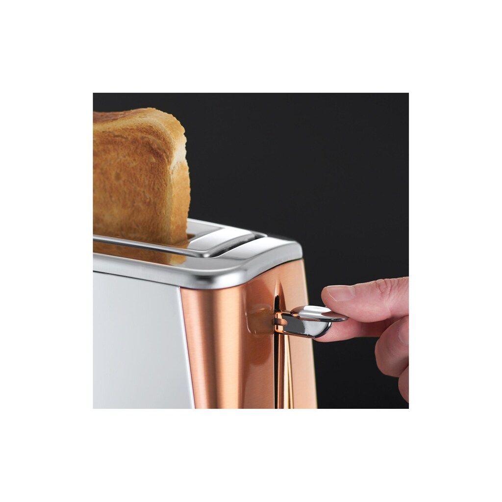 RUSSELL HOBBS Toaster »Luna Copp, Silberfarben«, für 2 Scheiben, 1420 W