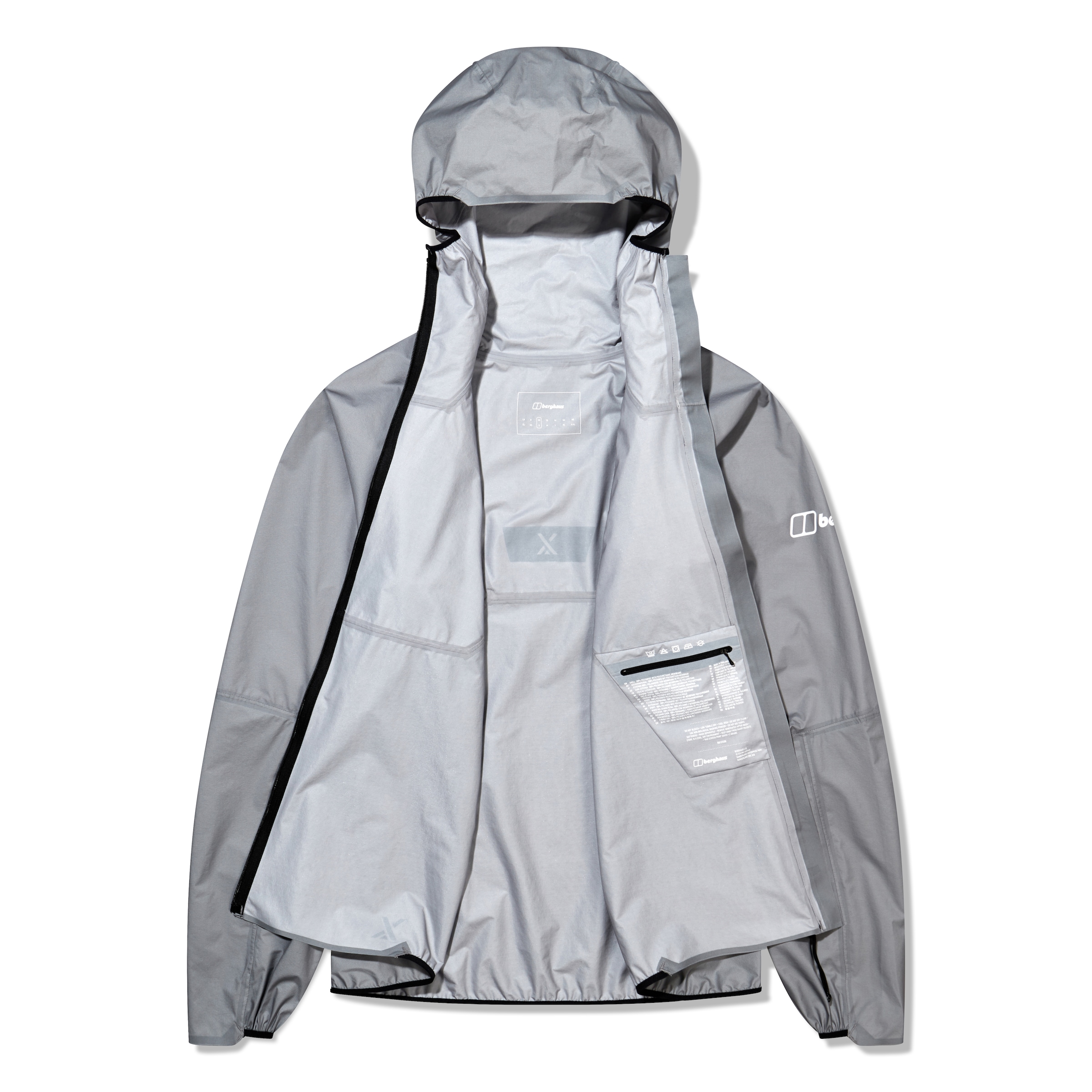 Berghaus Regenjacke »W MTN GUIDE HYPER LT JKT« wasserdicht, winddicht, mit Reissverschluss, normale Länge