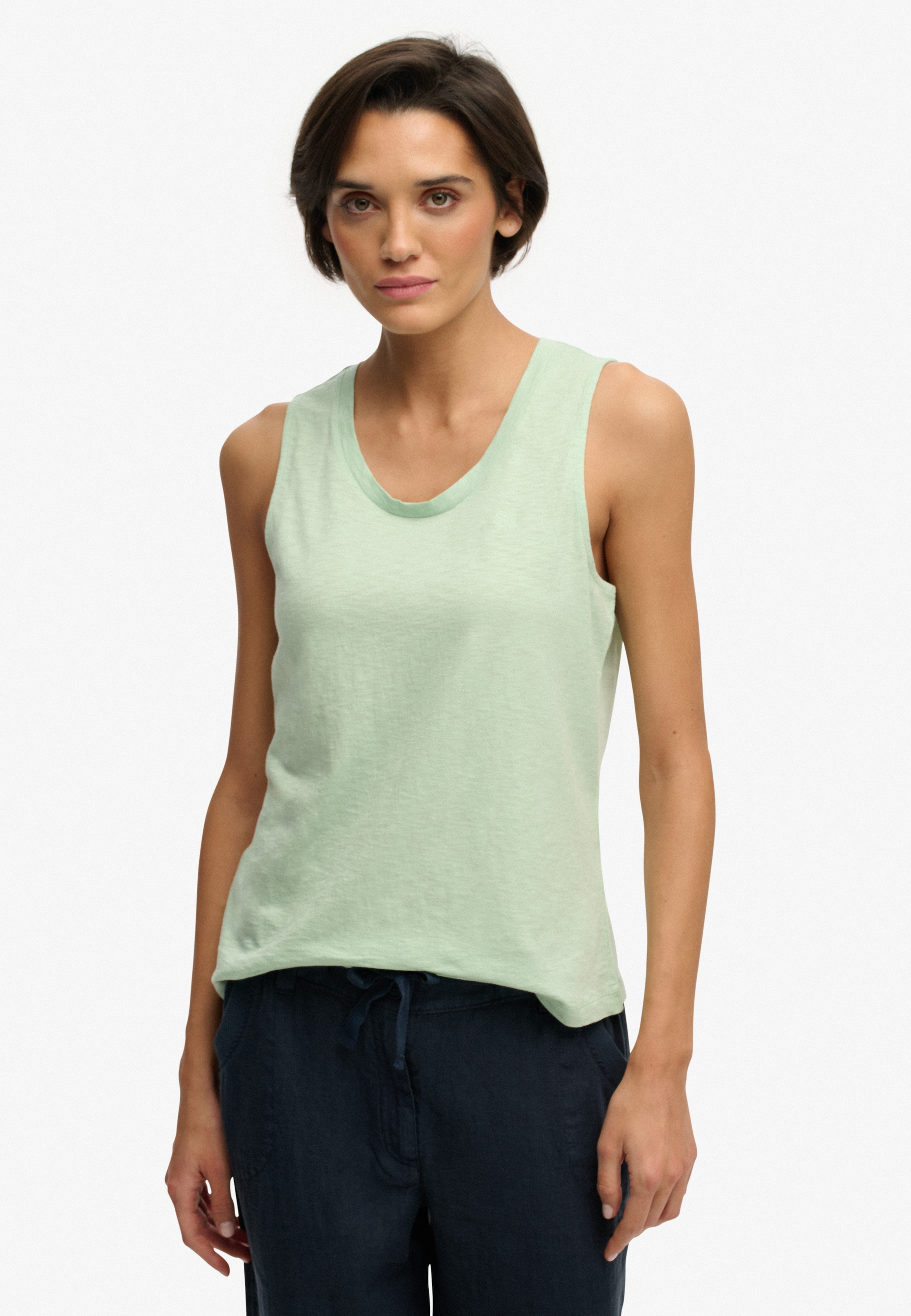 Image of Superdry Tanktop "SCOOP NECK TANK" Baumwollmischung, regular fit