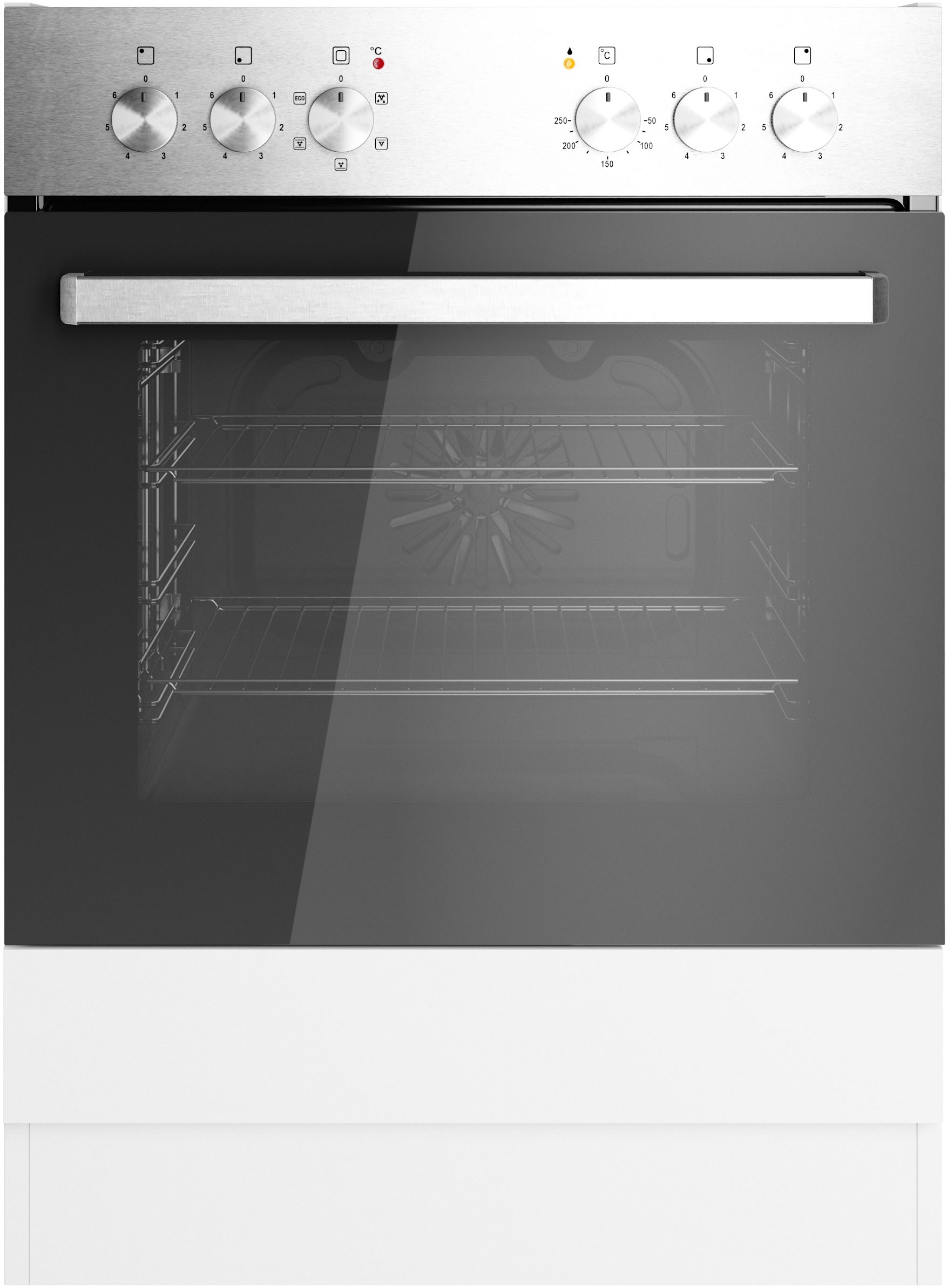 KOCHSTATION Herdumbauschrank "KS-Milan" Herdumbauschrank 60 cm, matte oder hochglänzende Fronten