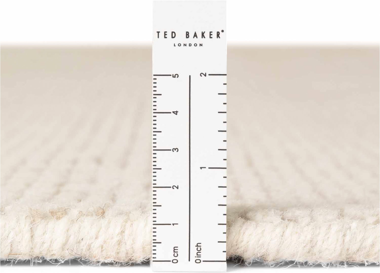Ted Baker Tapis en laine »Croom , auch in rund« Rectangulaire 10 mm Höhe laine, naturel, tissé main, salon, chambre, moderne, scandinave