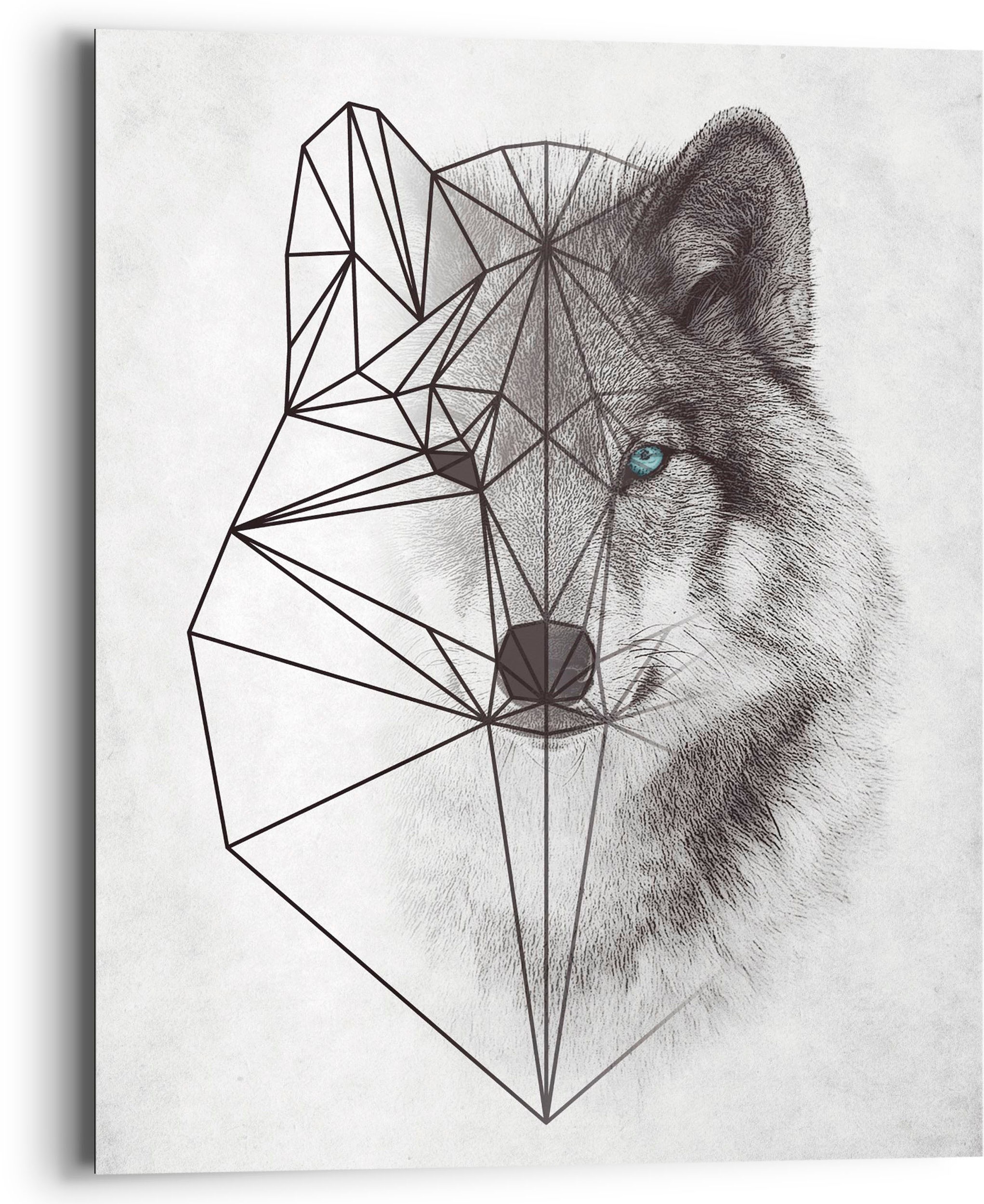 Image of Reinders! Holzbild »Polygonic Wolf«, (1 St.) bei Ackermann Versand Schweiz