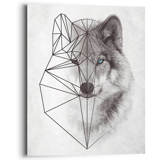 Reinders! Holzbild »Polygonic Wolf«, (1 St.) jetzt kaufen