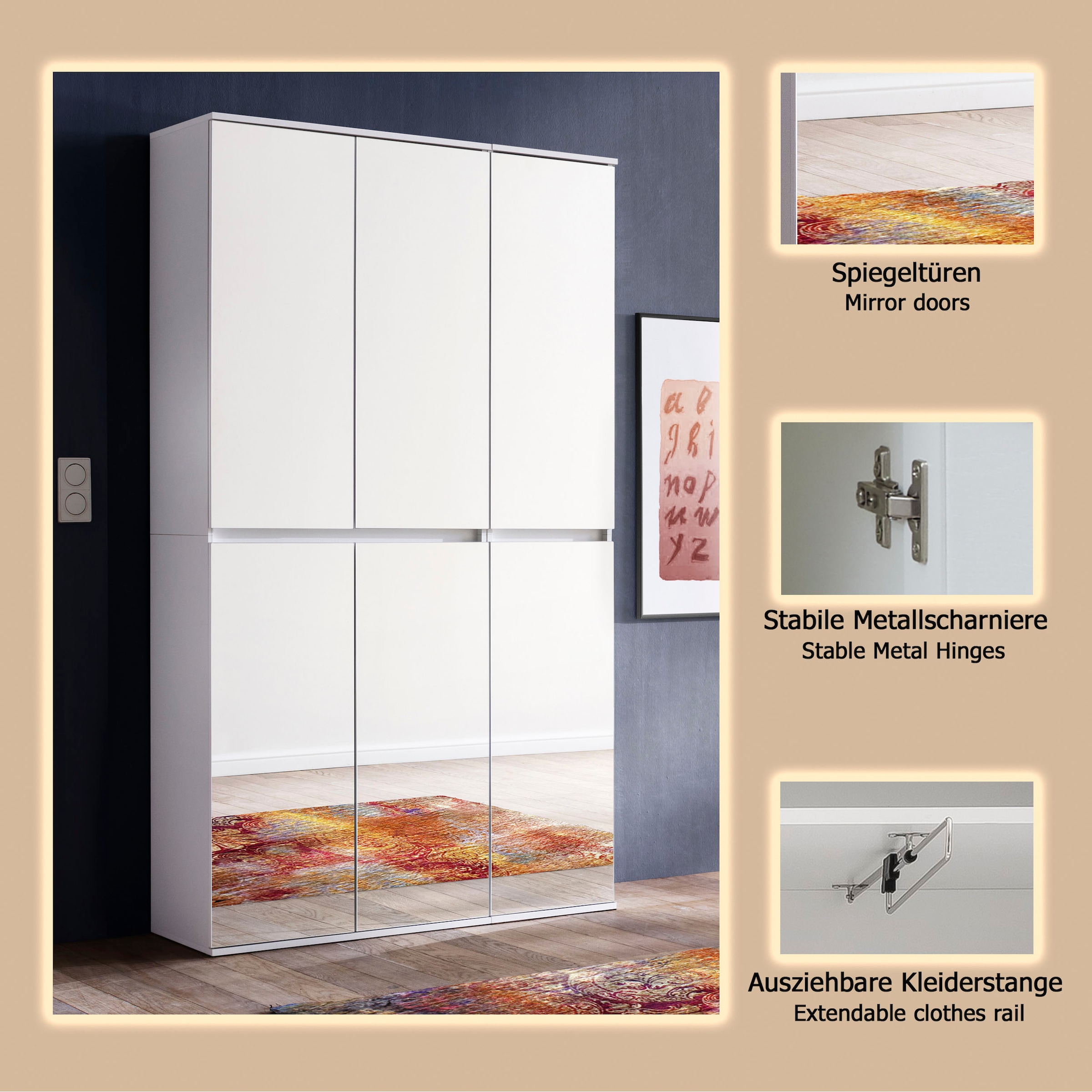 Home affaire Ensemble de vestiaires »Malcesine« Ensemble, 2 cuis tlg.