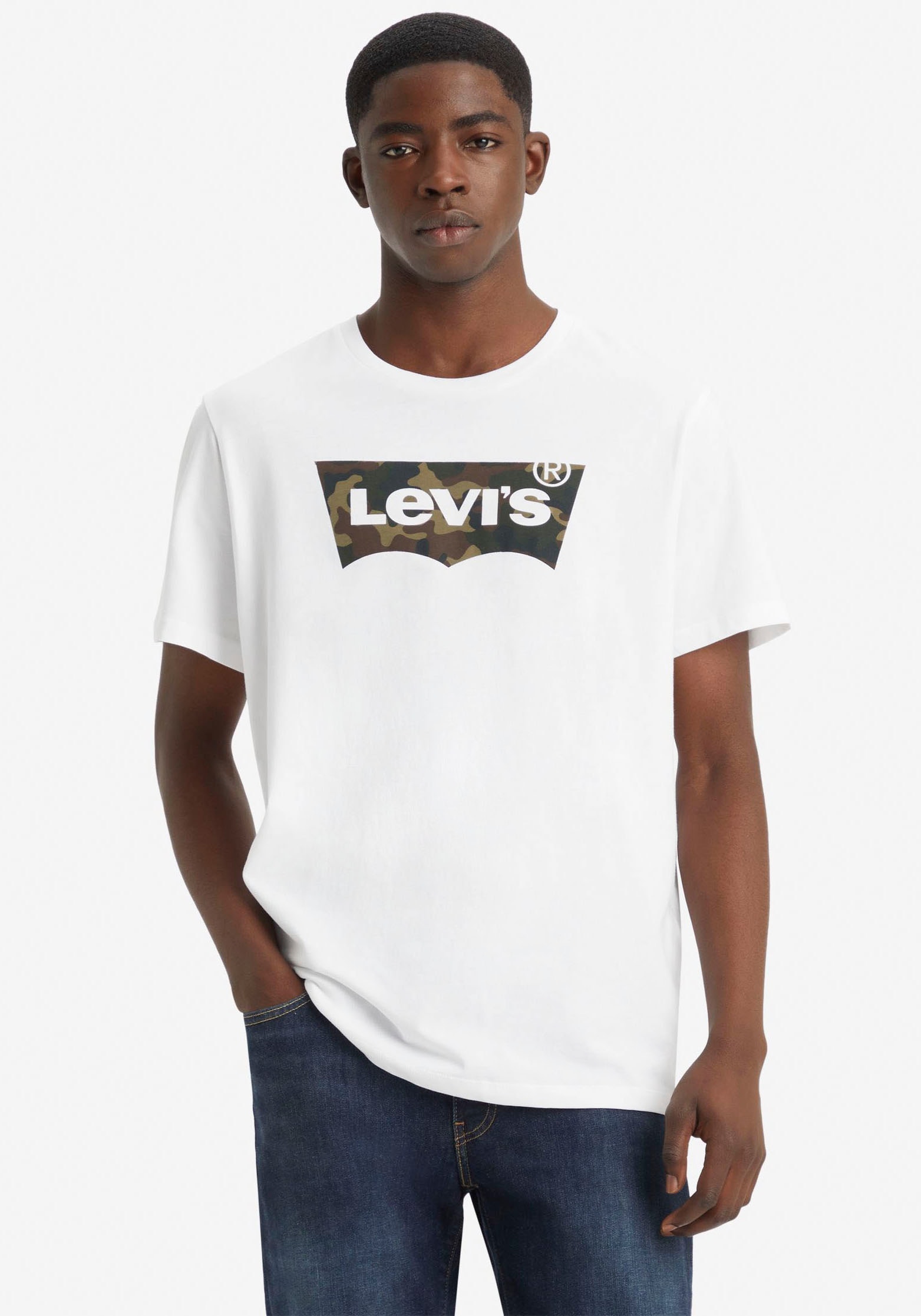 Levi's® T-Shirt »Batwing Logo Tee« mit Logo-Front-Print