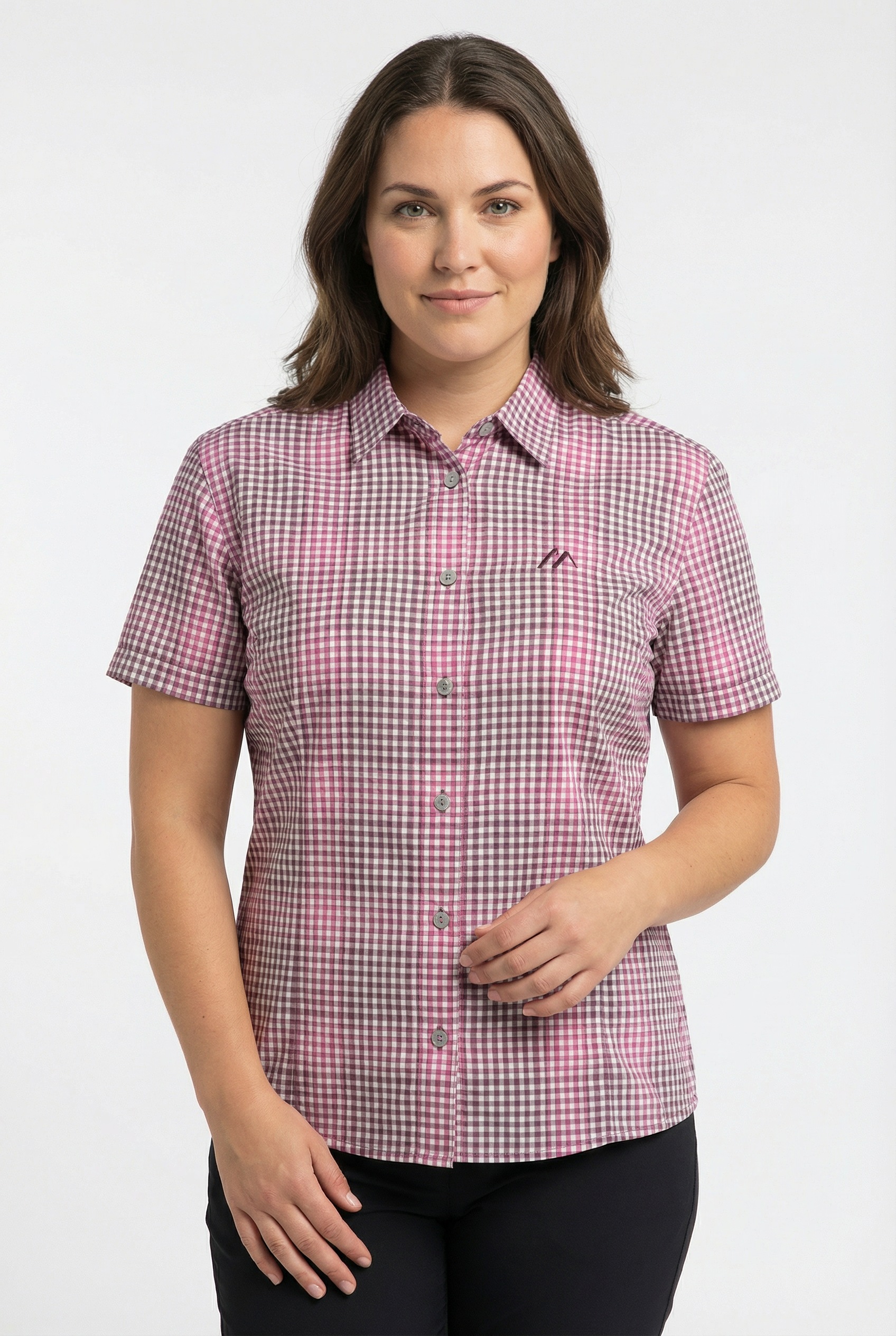 Image of Maier Sports Karobluse mit Hemdblusenkragen