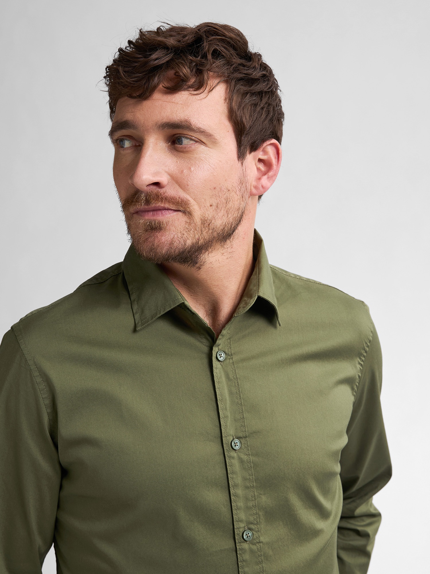 Petrol Industries T-shirt à manches longues mit Button-Down Kragen