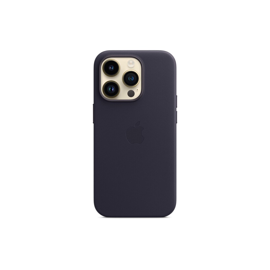 Apple Smartphone-Hülle »14 Pro Leather Case Ink«, iPhone 14 Pro, 15,4 cm (6,1 Zoll), MPPJ3ZM/A