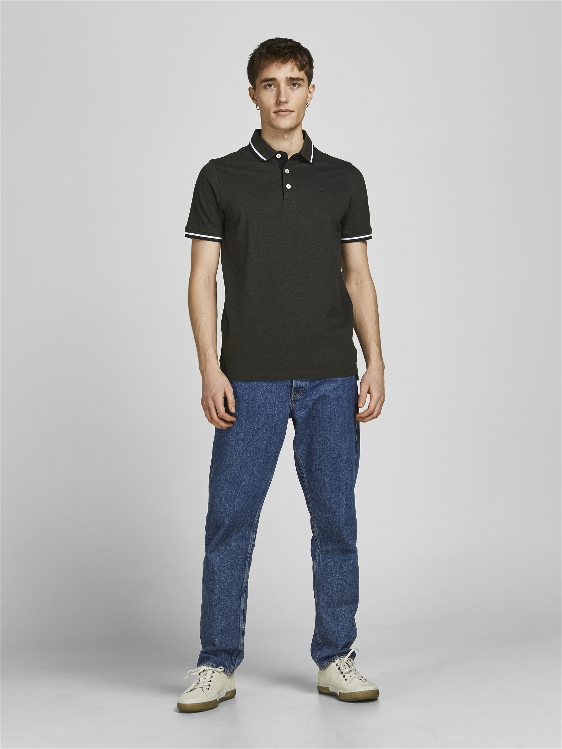 Jack & Jones Poloshirt »JJEPAULOS POLO SS 2PK MP NOOS«, (Packung, 2 tlg., 2er-Pack)