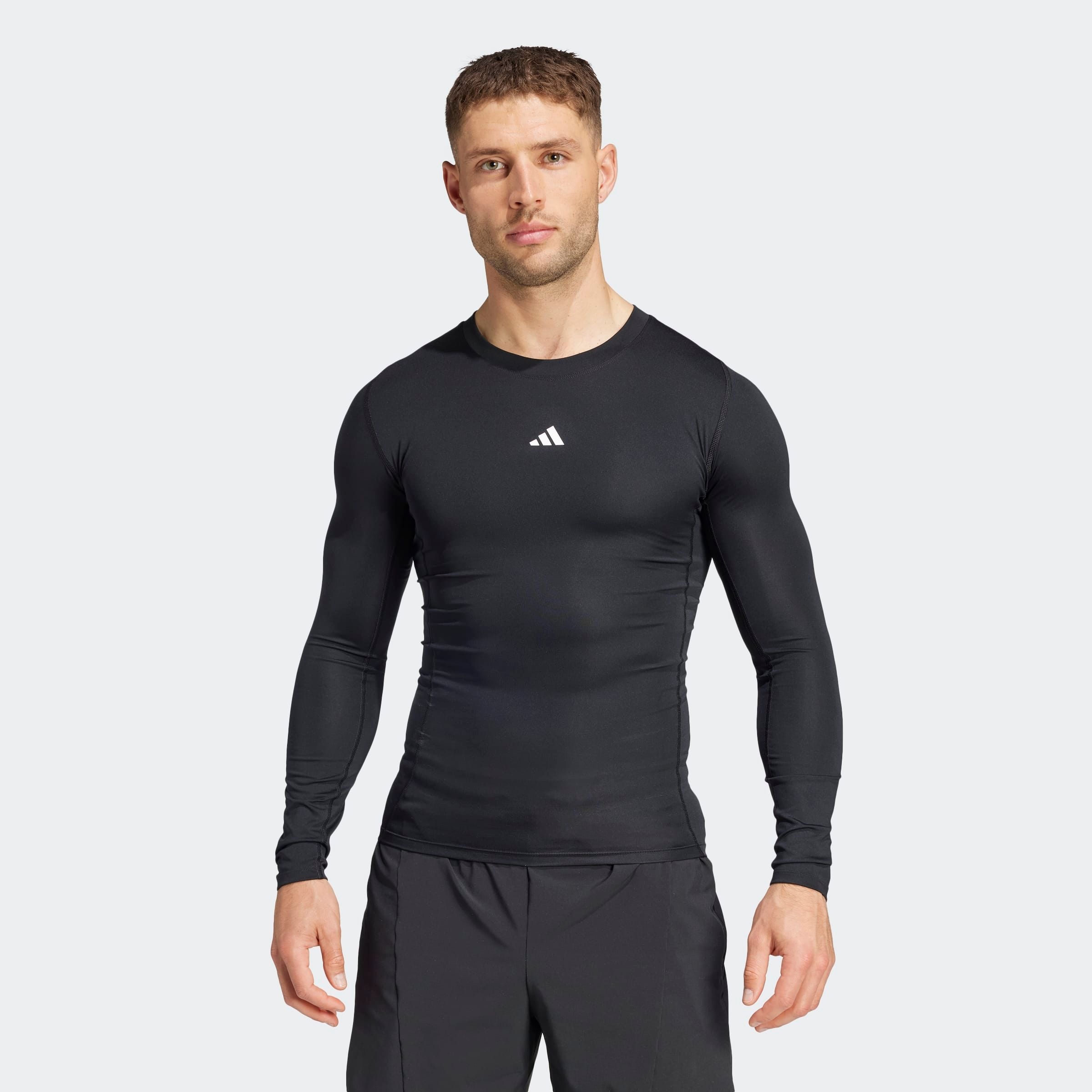 Image of adidas Performance Funktionsshirt "TECHFIT COMPRESSION TRAINING LONGSLEEVE" mit normaler Länge, sportlicher Stil, für Sportmode und Outdoormode